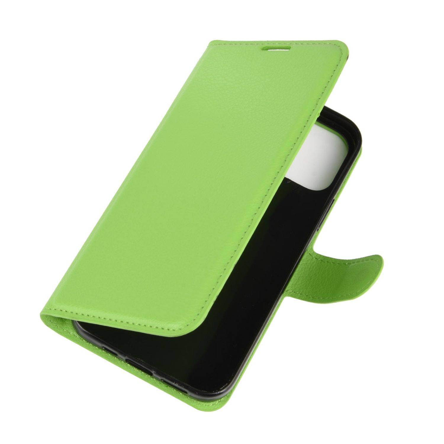 Apple iPhone 12 Mini Handyhülle Bookcover Grün