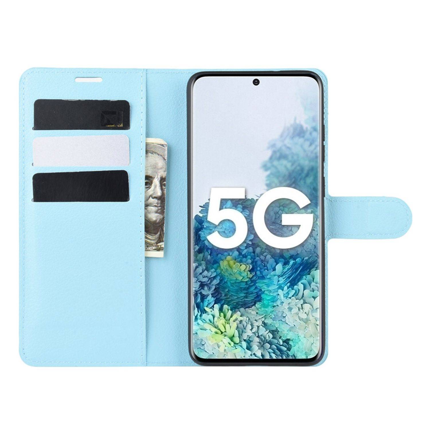 Samsung Galaxy S20 FE Handyhülle Bookcover Blau