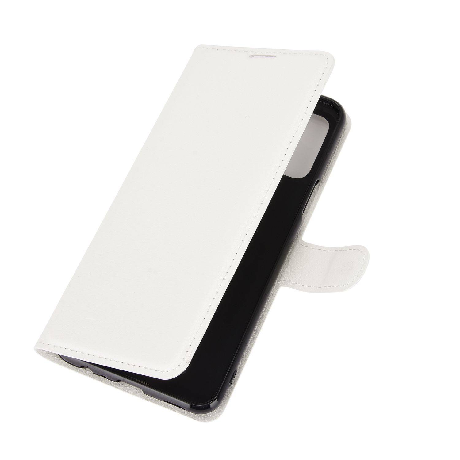 LG K52 Handyhülle Bookcover Weiß