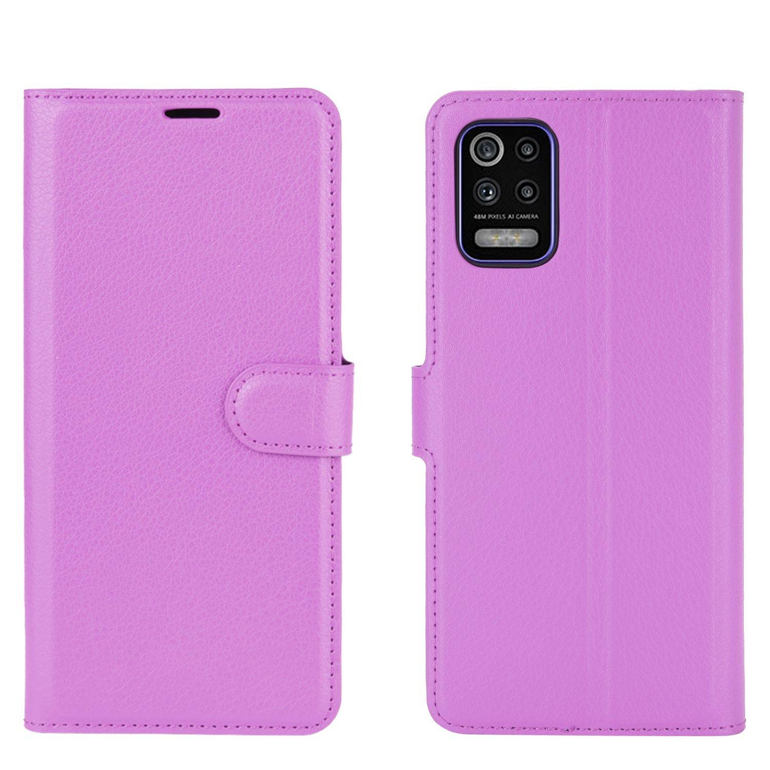 LG K52 Handyhülle Bookcover Violett
