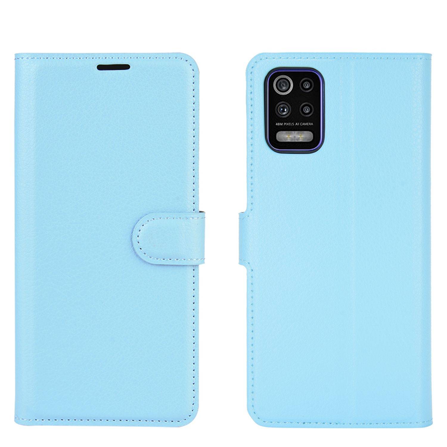 LG K52 Handyhülle Bookcover Blau