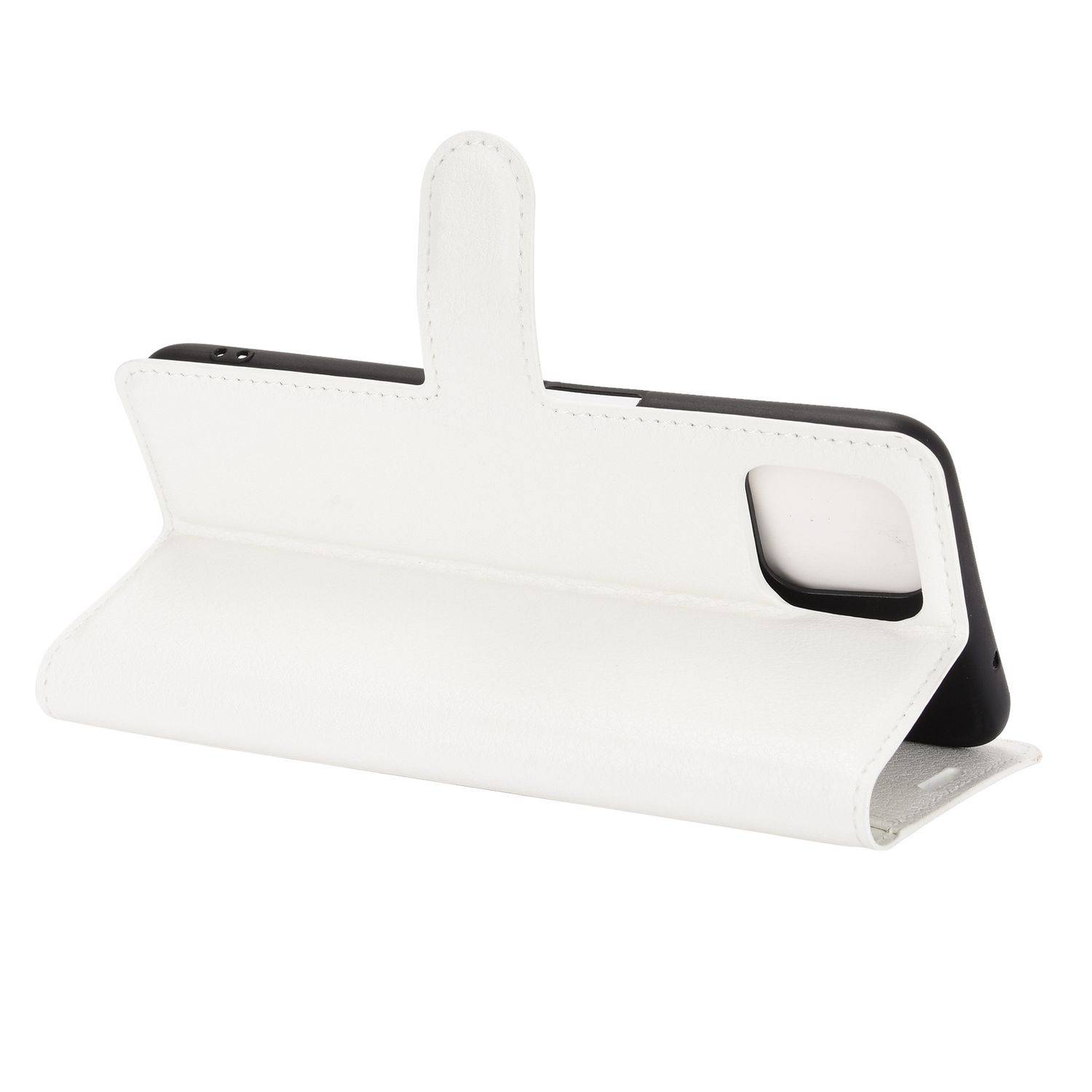 Oppo A72 / A73 Handyhülle Bookcover Weiß