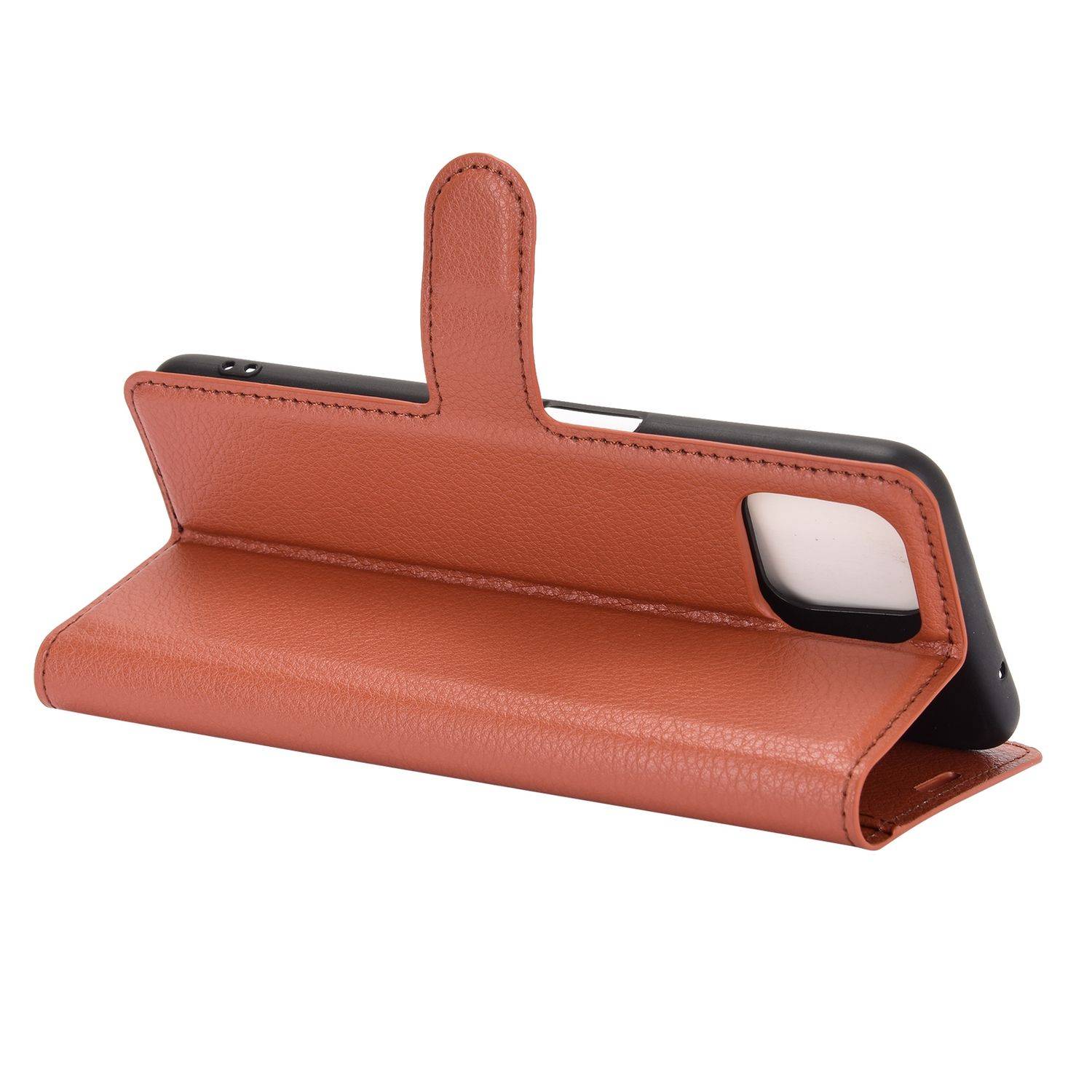 Oppo A72 / A73 Handyhülle Bookcover Braun