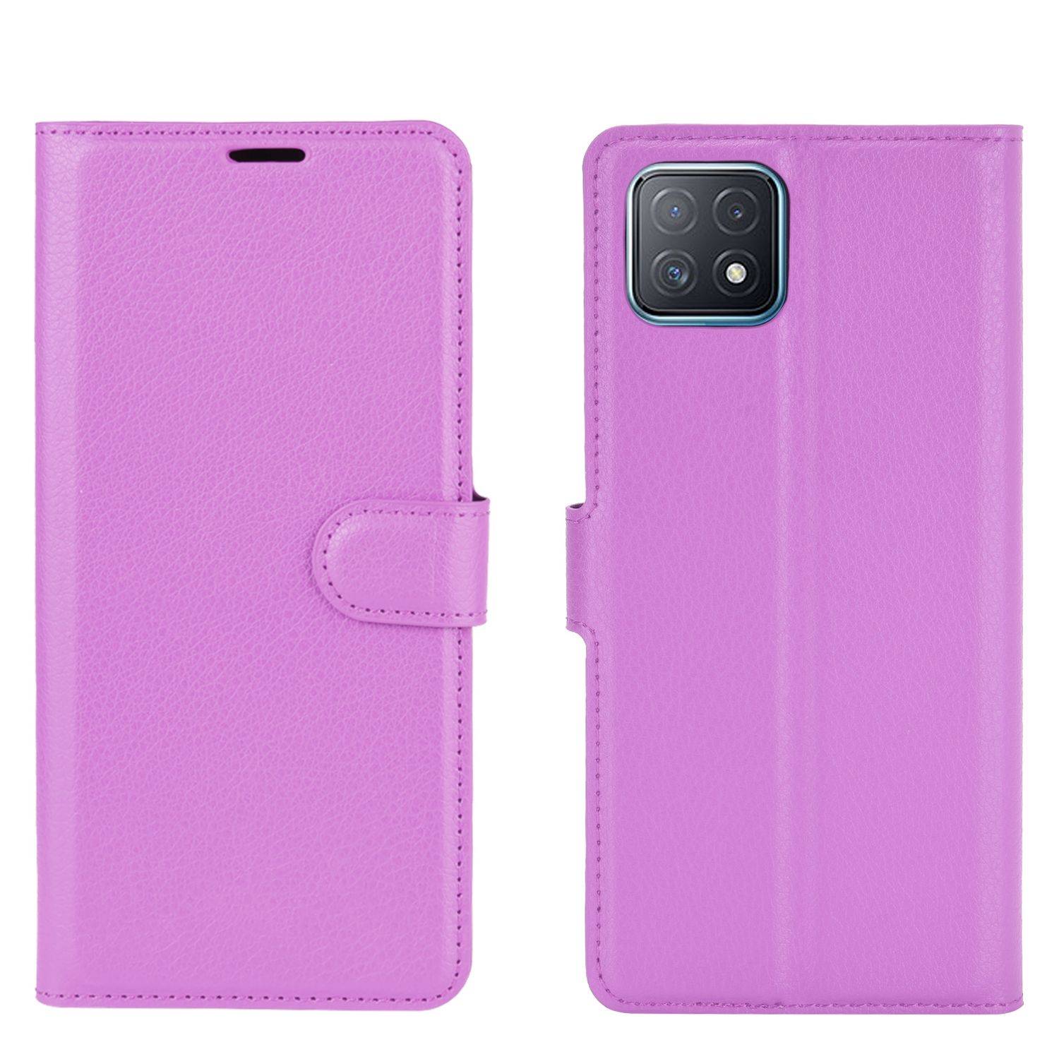 Oppo A72 / A73 Handyhülle Bookcover Violett