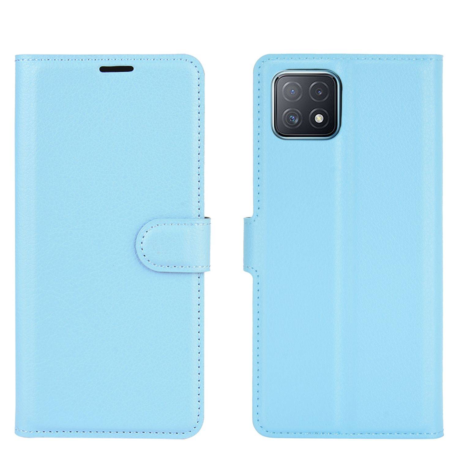 Oppo A72 / A73 Handyhülle Bookcover Blau