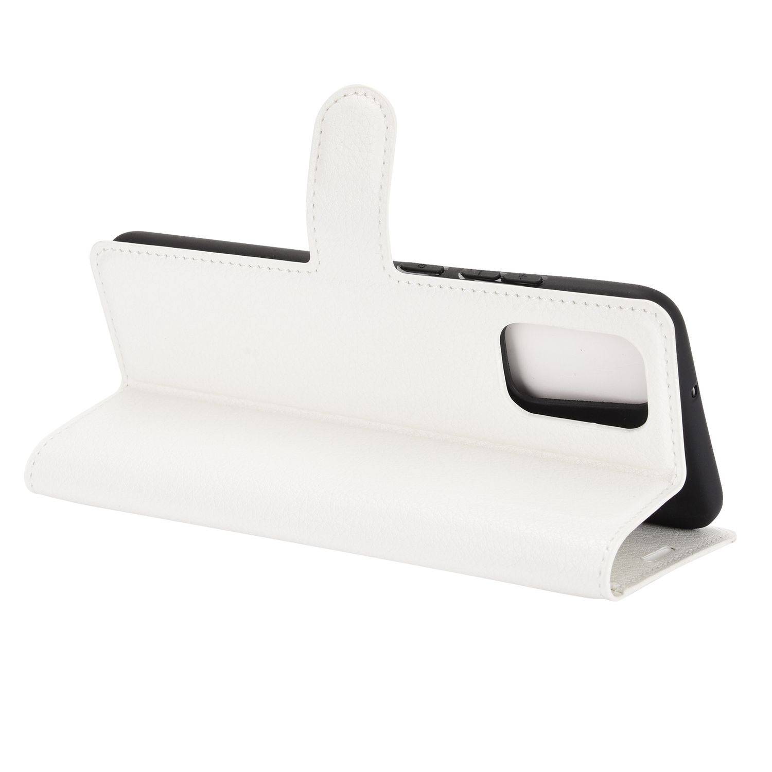 Samsung Galaxy A02s Handyhülle Bookcover Weiß