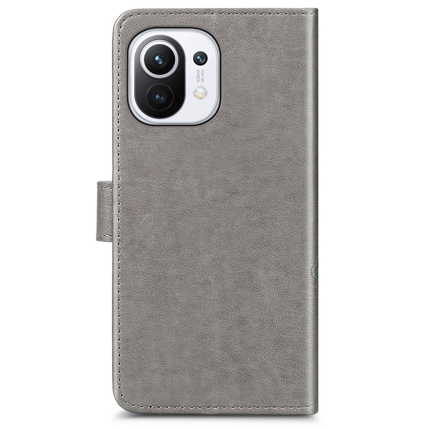 Xiaomi Mi 11 Handyhülle Bookcover Grau