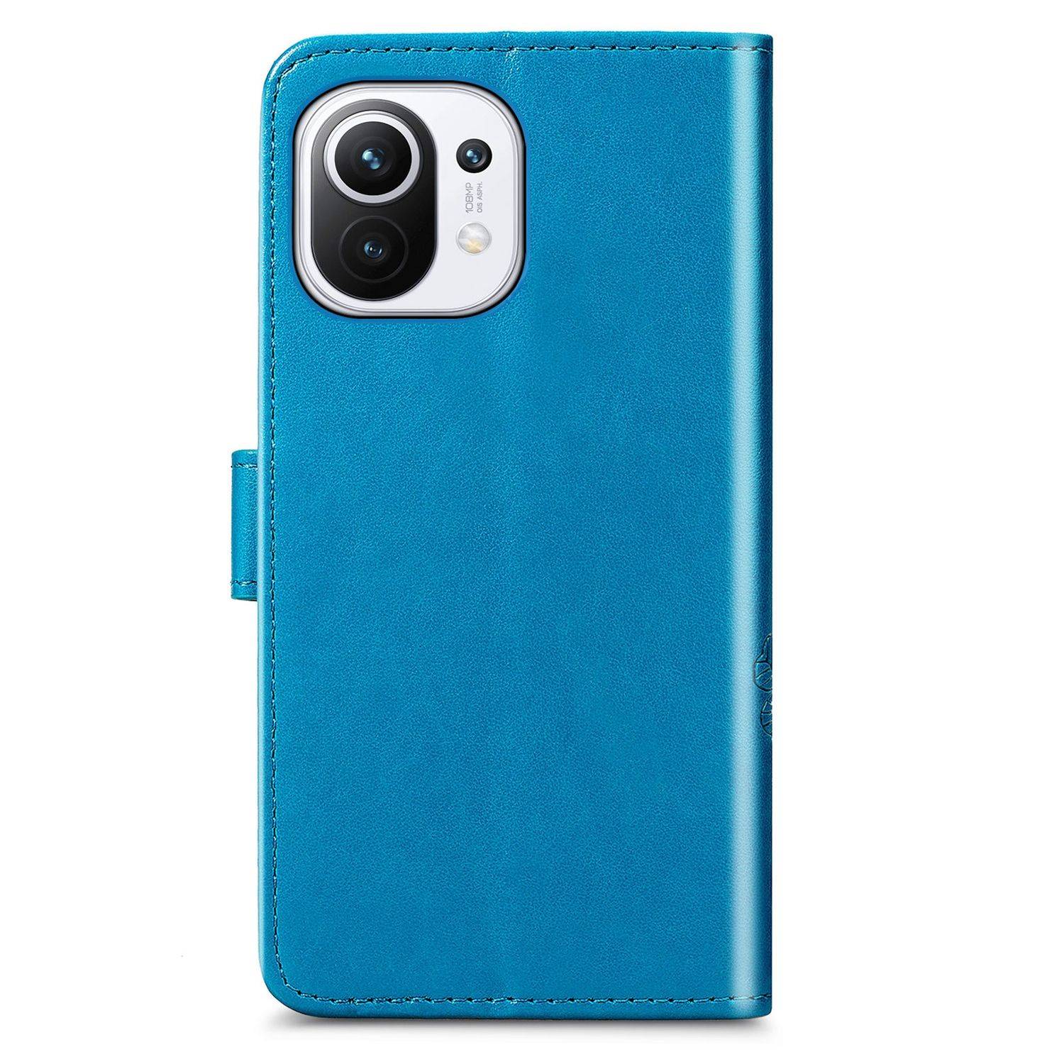 Xiaomi Mi 11 Handyhülle Bookcover Blau