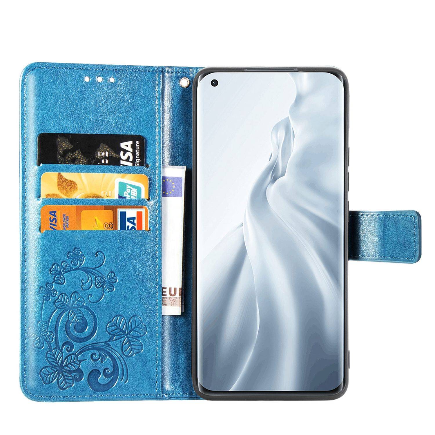 Xiaomi Mi 11 Handyhülle Bookcover Blau
