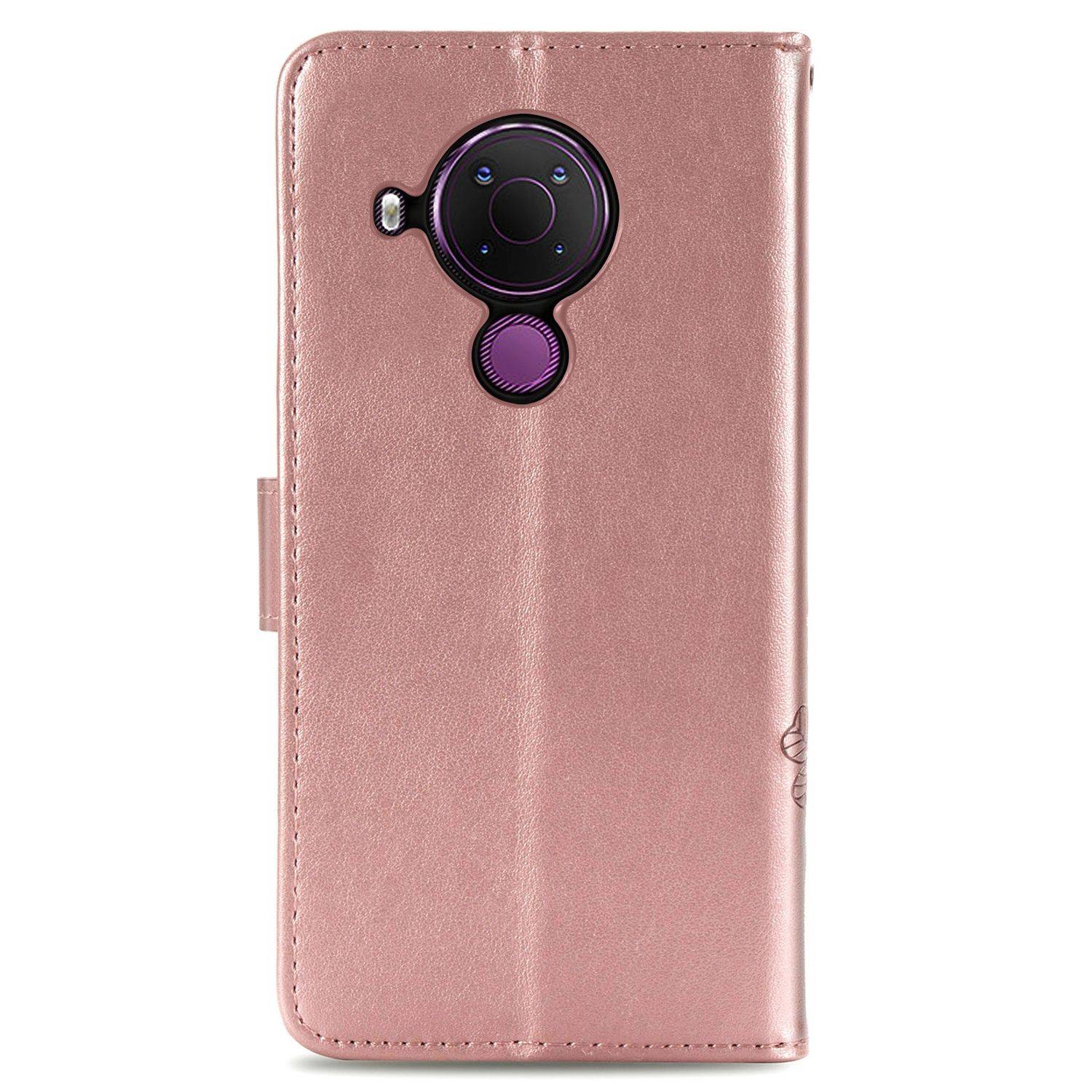 Nokia 5.4 Handyhülle Bookcover Rosa