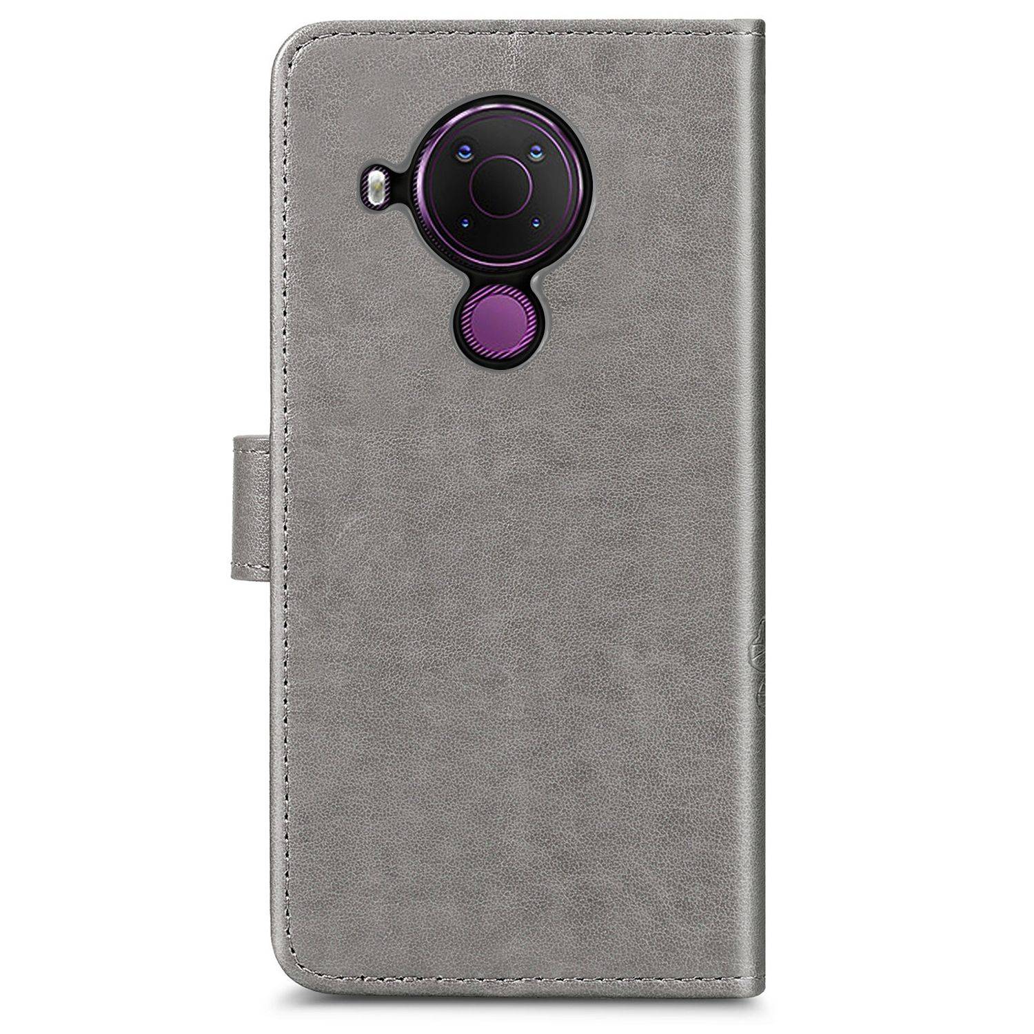 Nokia 5.4 Handyhülle Bookcover Grau