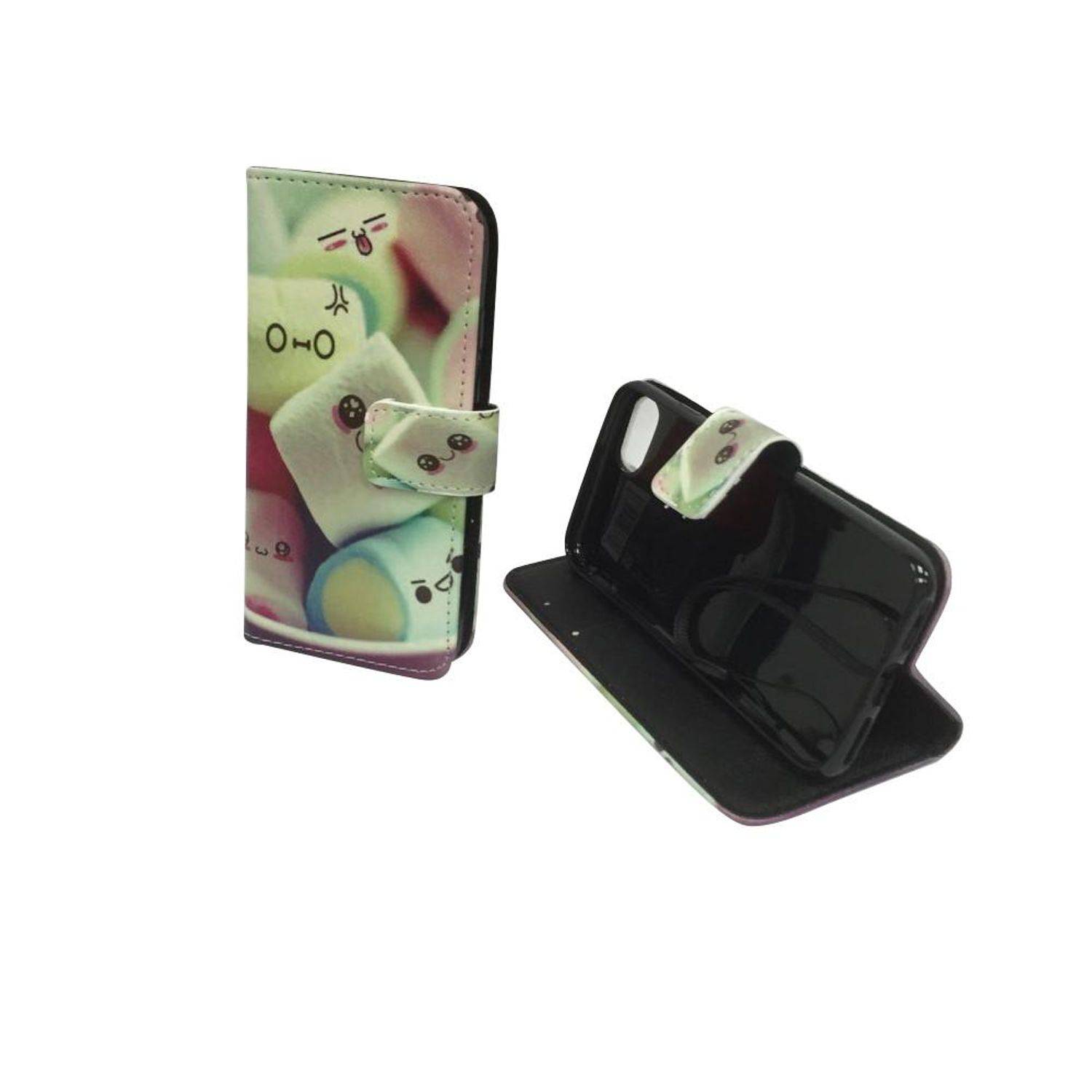 Apple iPhone 8 Handyhülle Bookcover Mehrfarbig