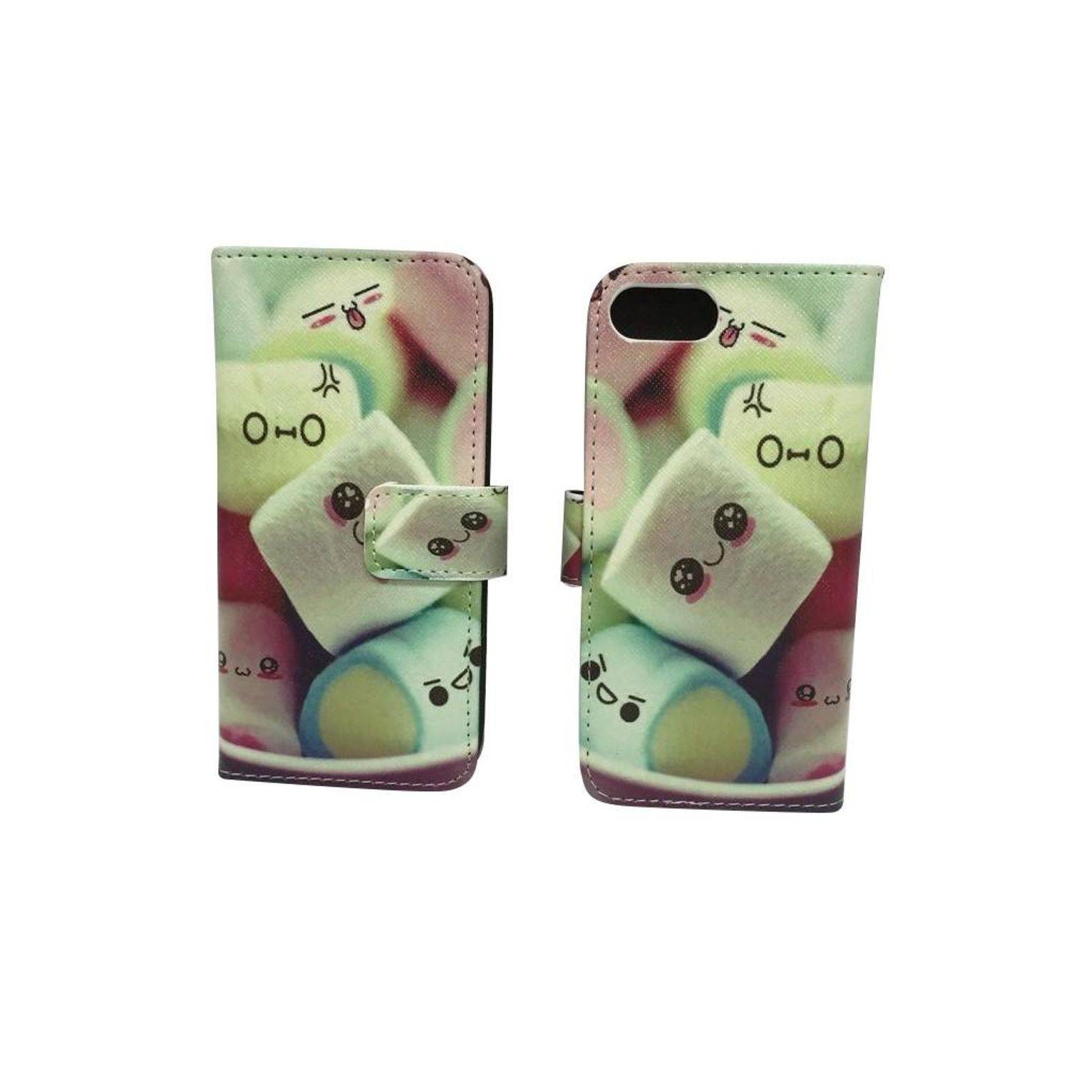 Apple iPhone 8 Handyhülle Bookcover Mehrfarbig