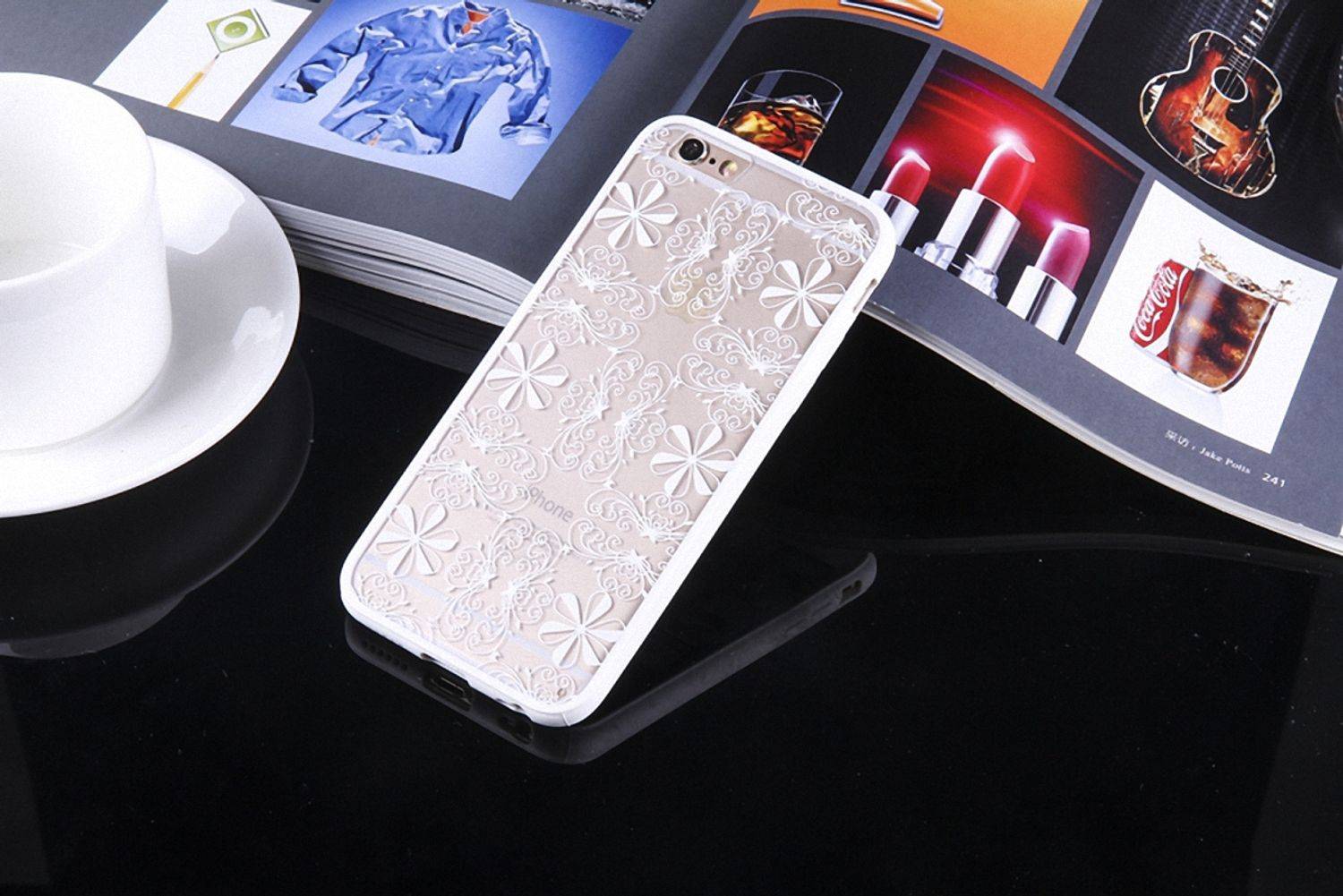 Apple iPhone 8 Handyhülle Backcover Weiß