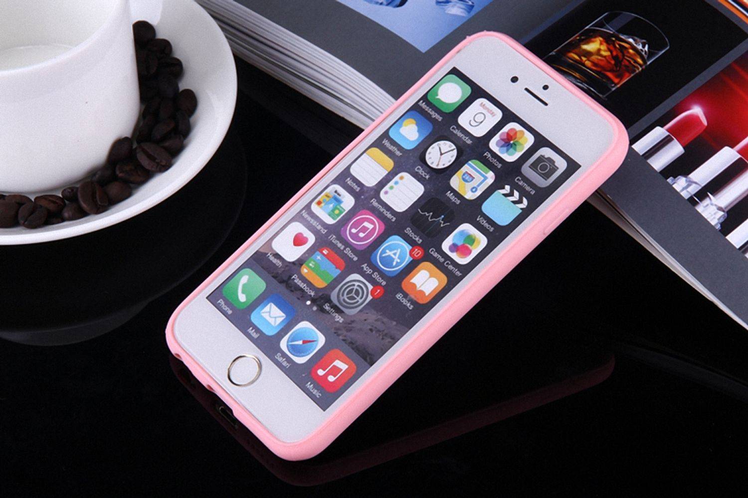 Apple iPhone 8 Handyhülle Backcover Rosa