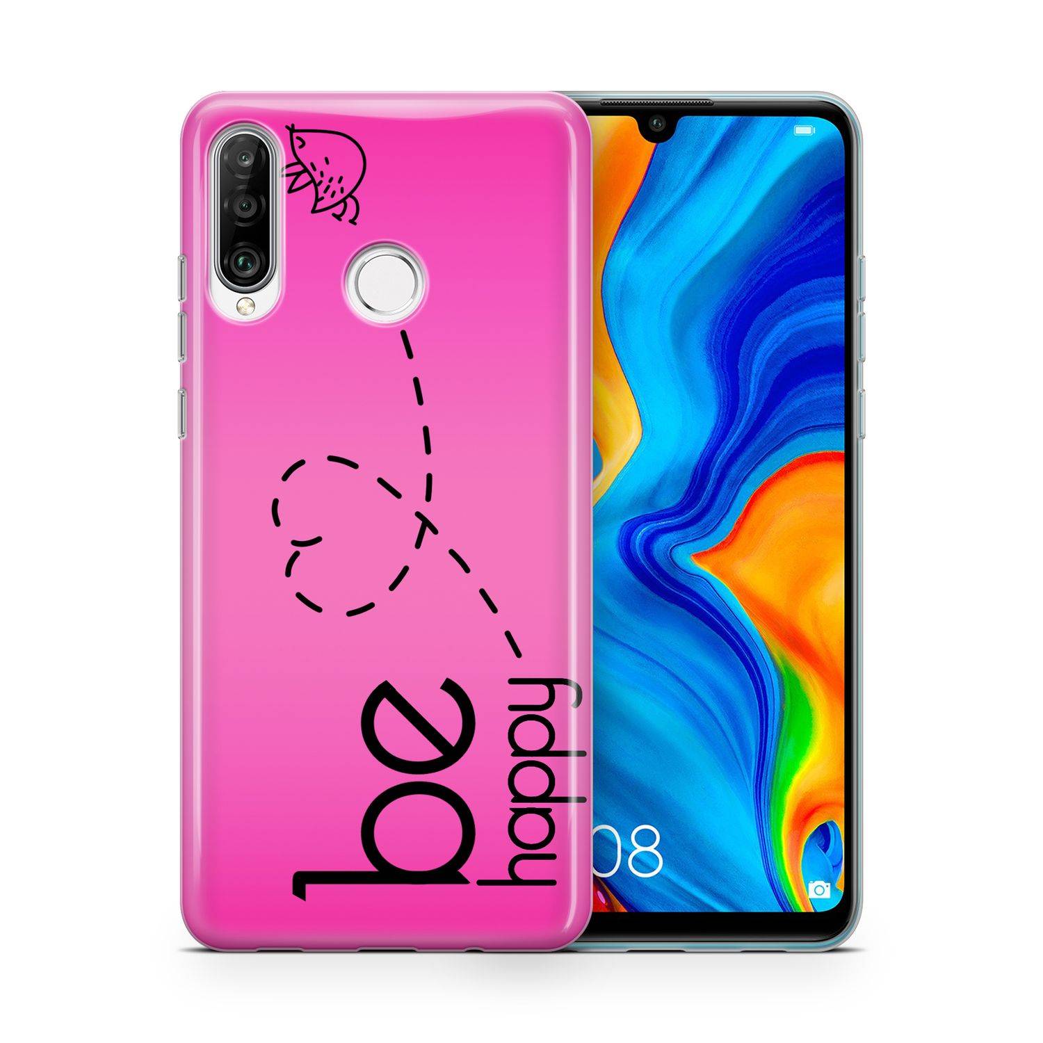 Huawei P40 Handyhülle Backcover Rosa