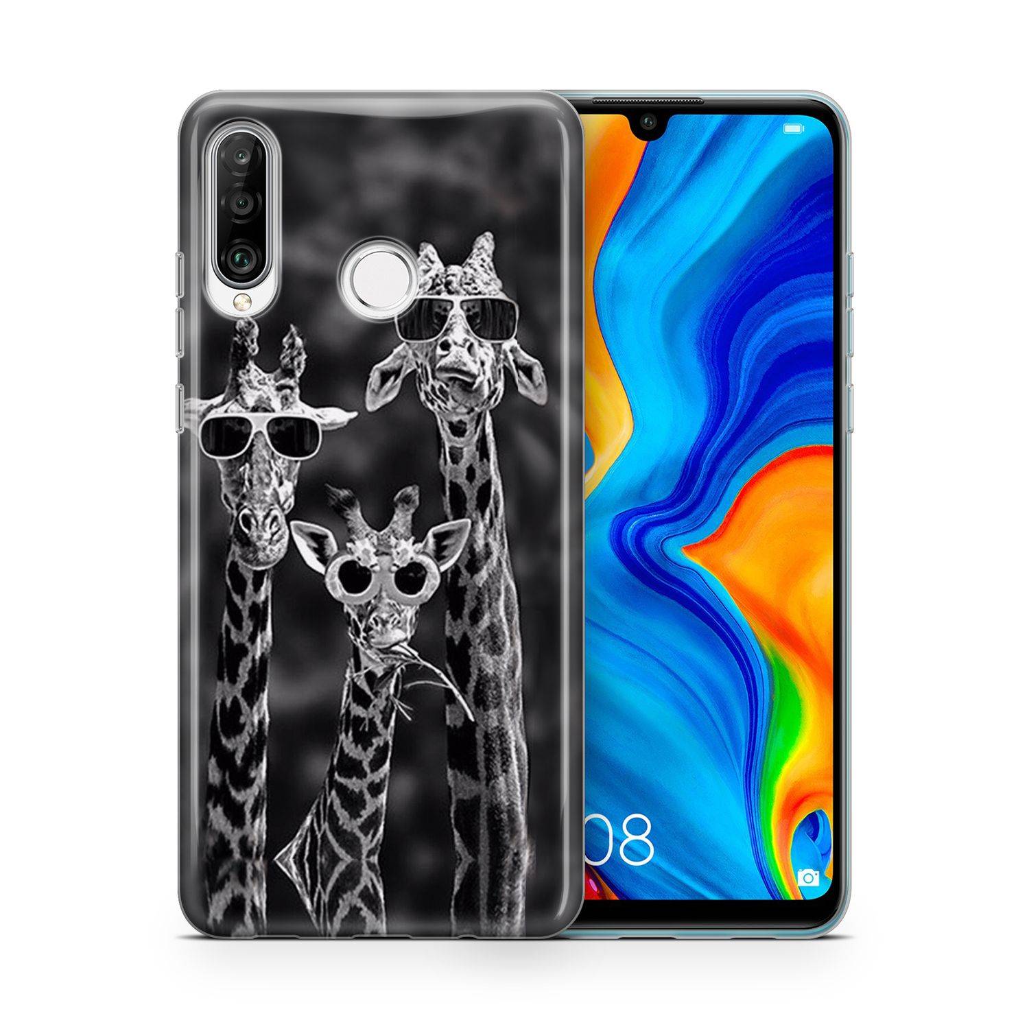 Huawei P40 Pro Handyhülle Backcover Mehrfarbig