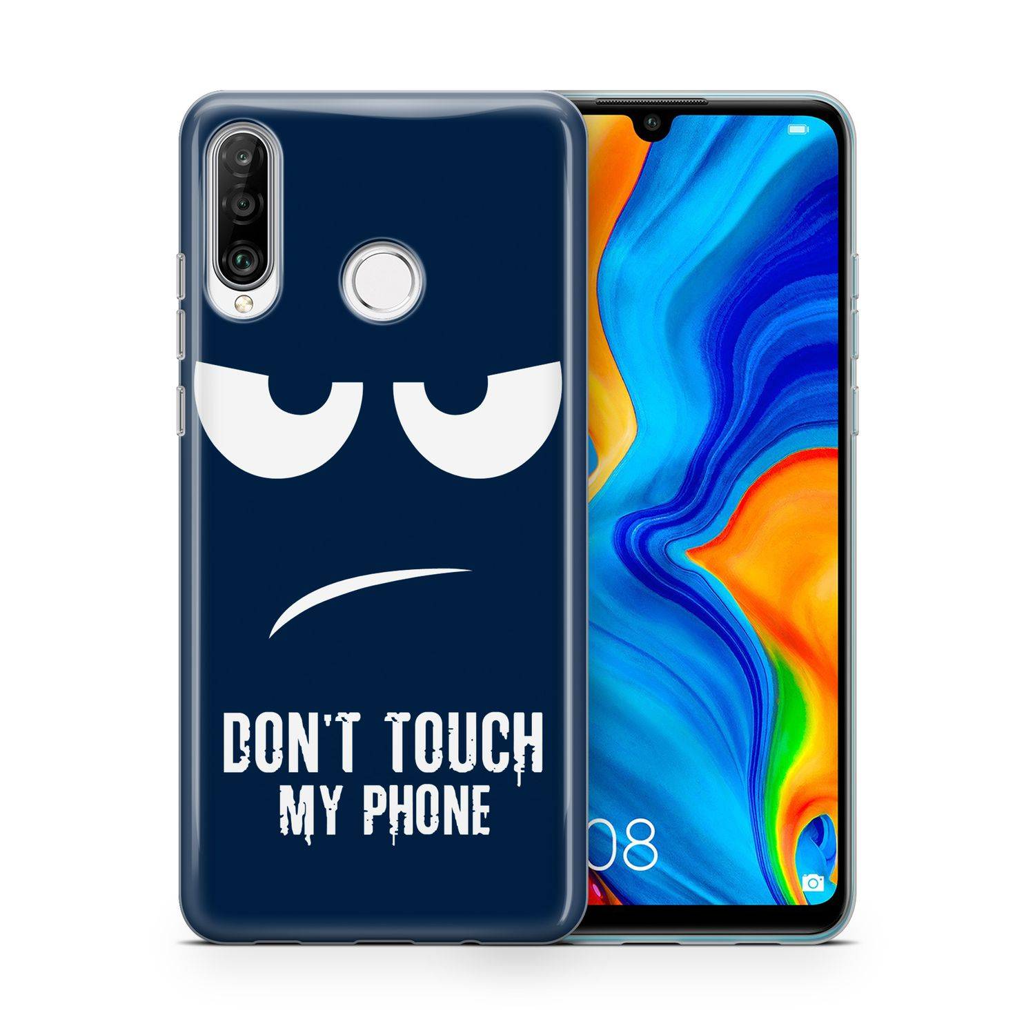 Huawei Mate 30 Lite Handyhülle Backcover Blau