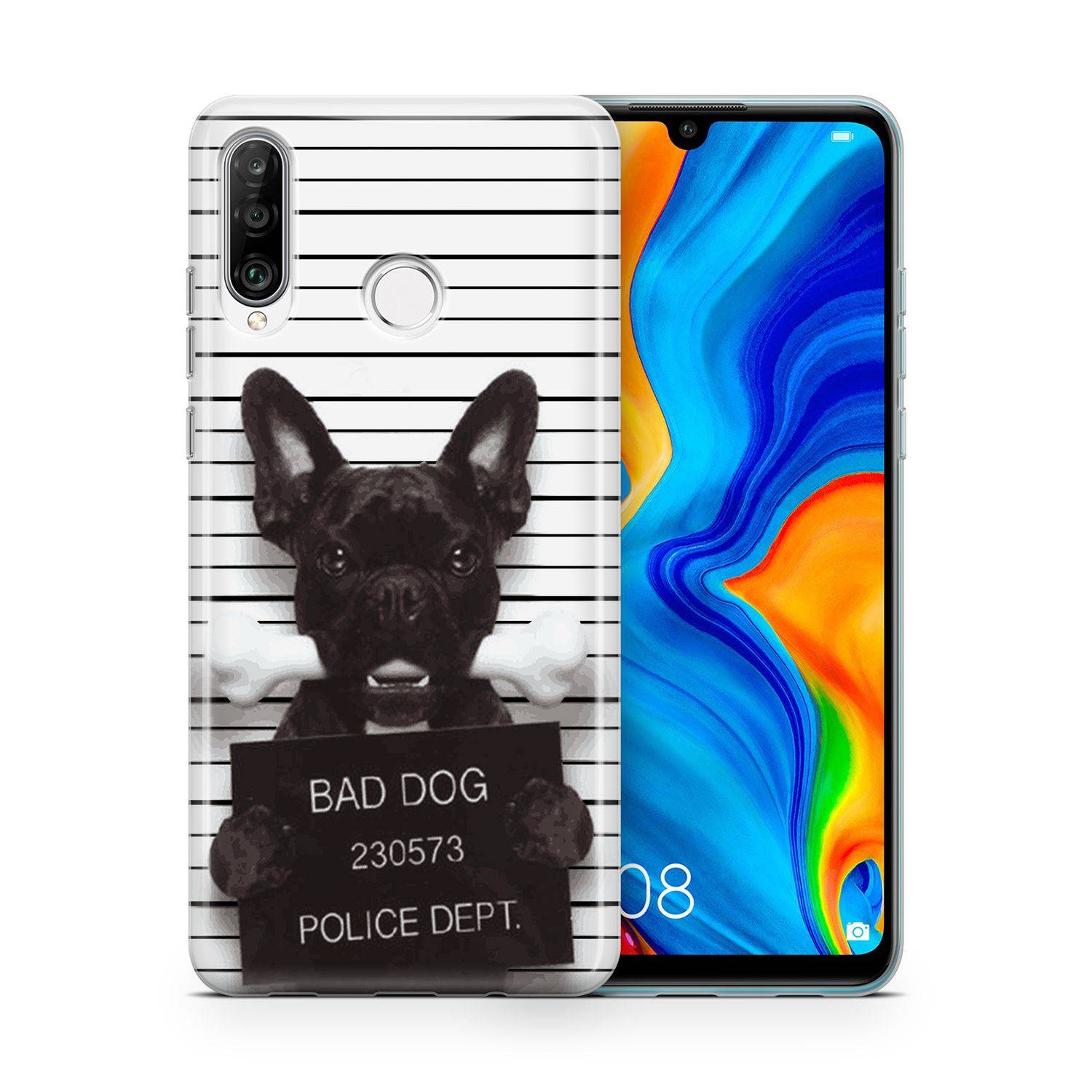 Huawei Mate 30 Pro Handyhülle Backcover Weiß