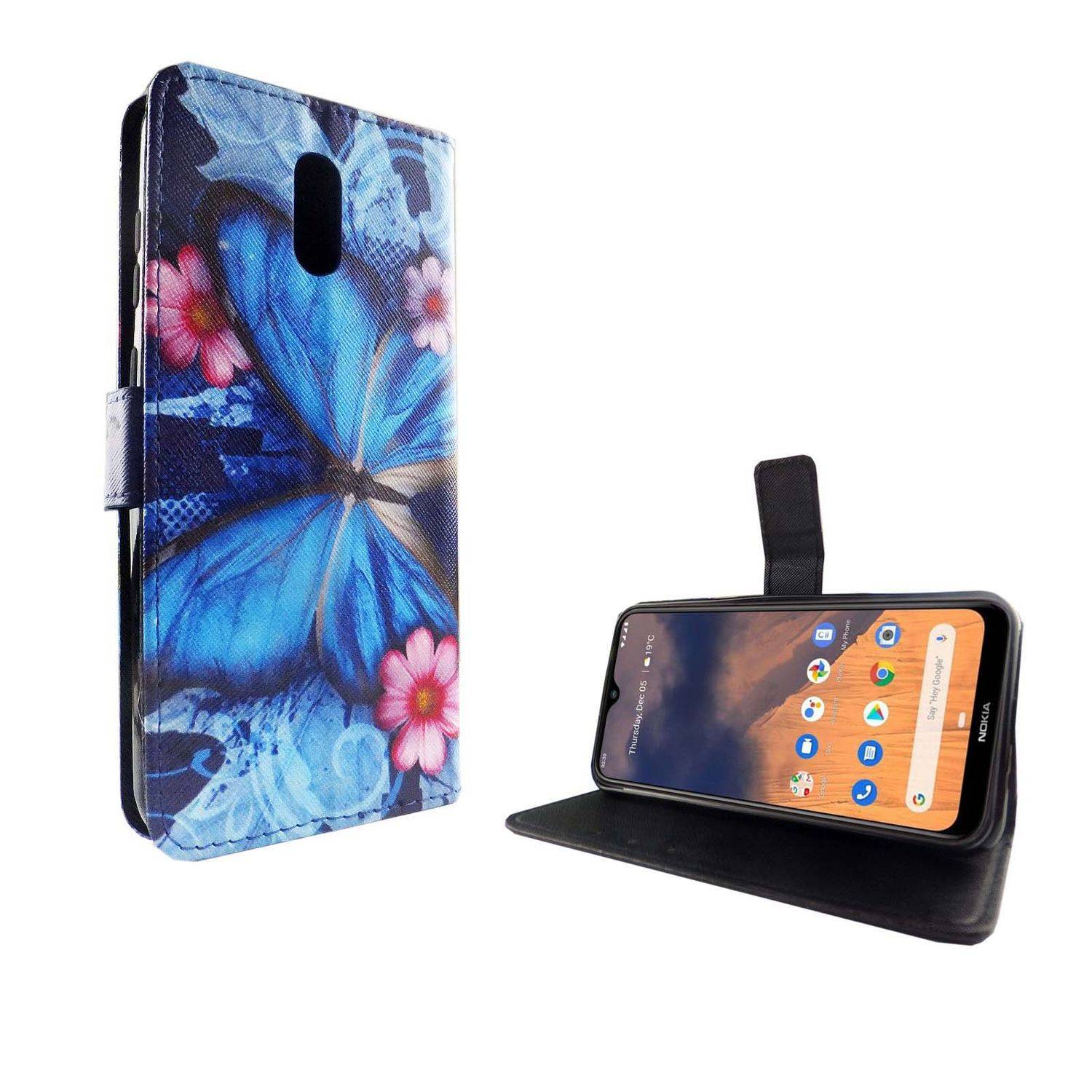 Nokia 2.3 Handyhülle Bookcover Blau