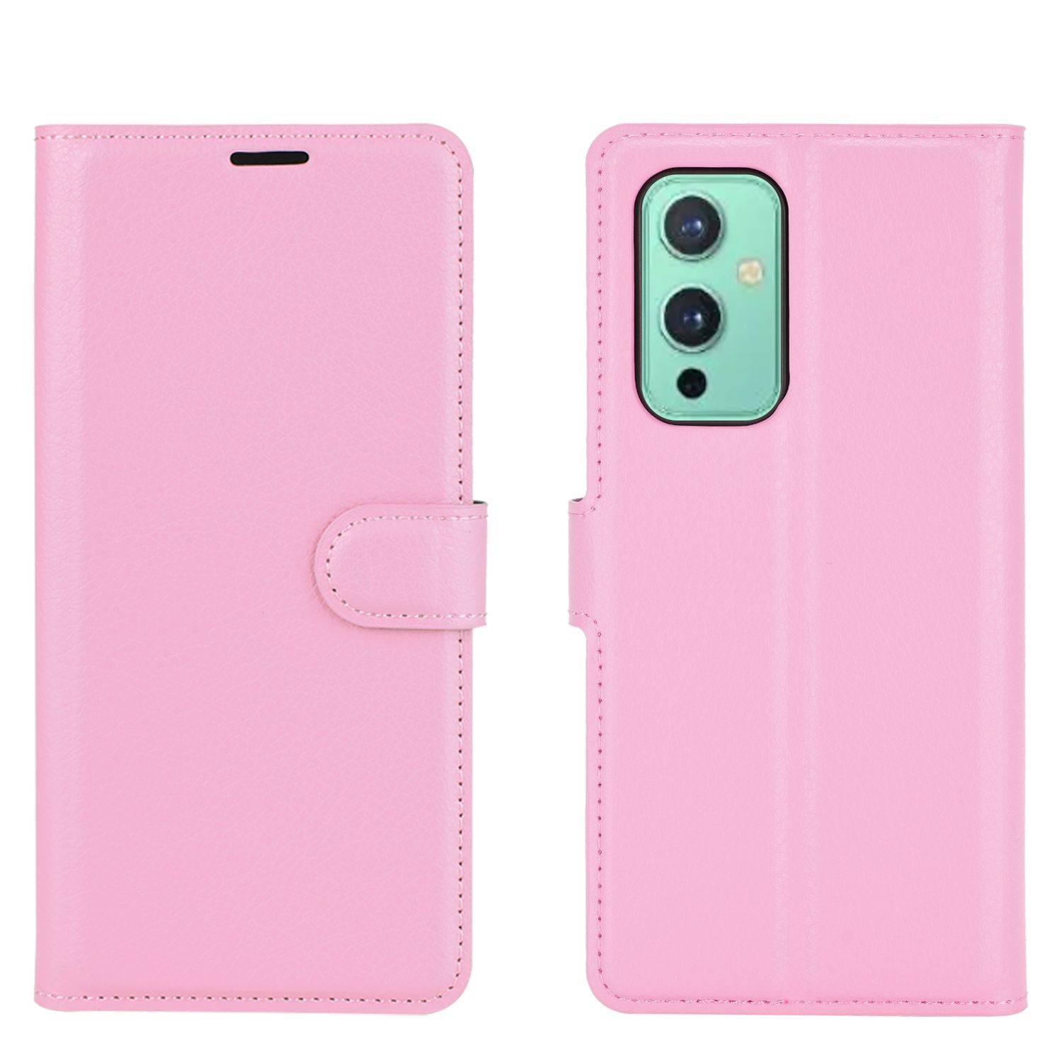 OnePlus 9 Handyhülle Bookcover Rosa