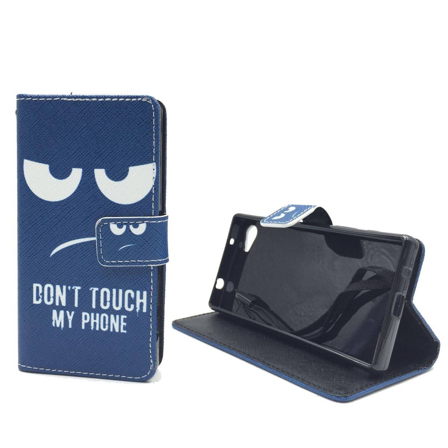Sony Xperia Z5 Compact Handyhülle Bookcover Blau