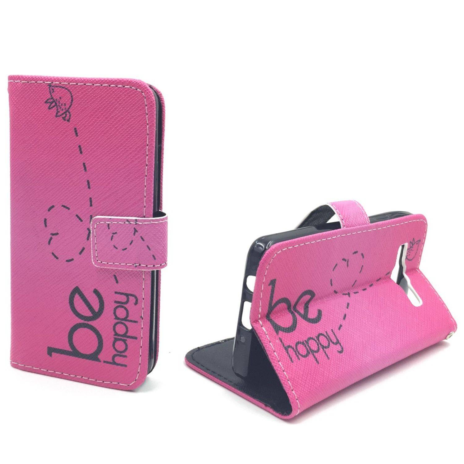Samsung Galaxy A3 (2015) Handyhülle Bookcover Rosa