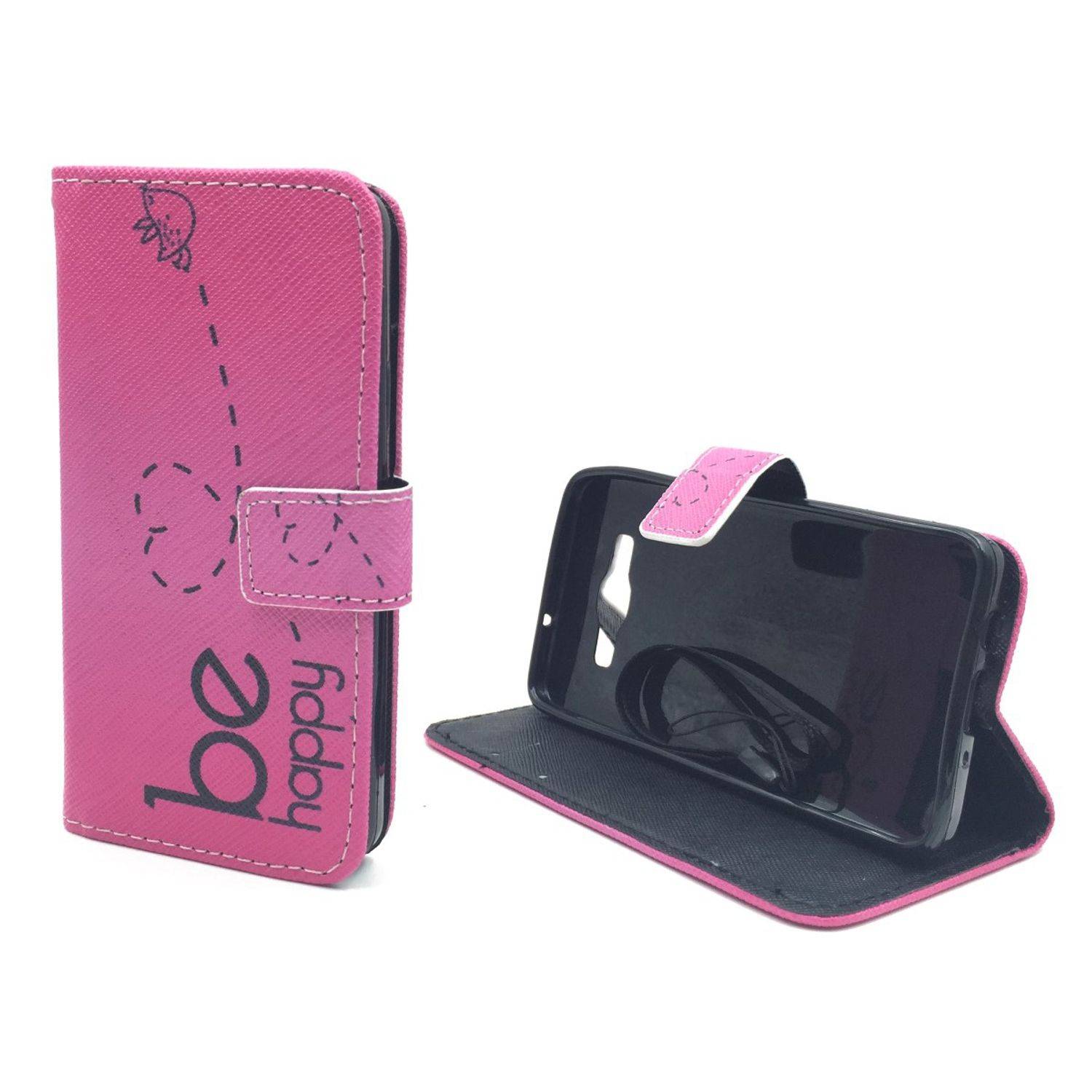 Samsung Galaxy A3 (2015) Handyhülle Bookcover Rosa