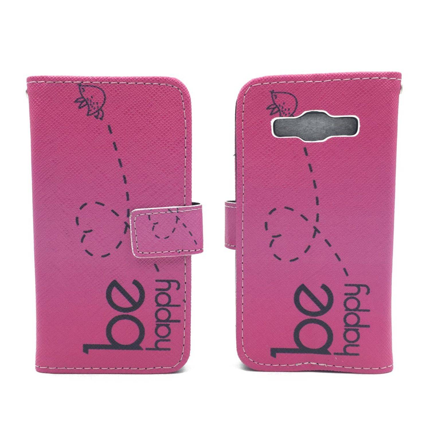 Samsung Galaxy A3 (2015) Handyhülle Bookcover Rosa