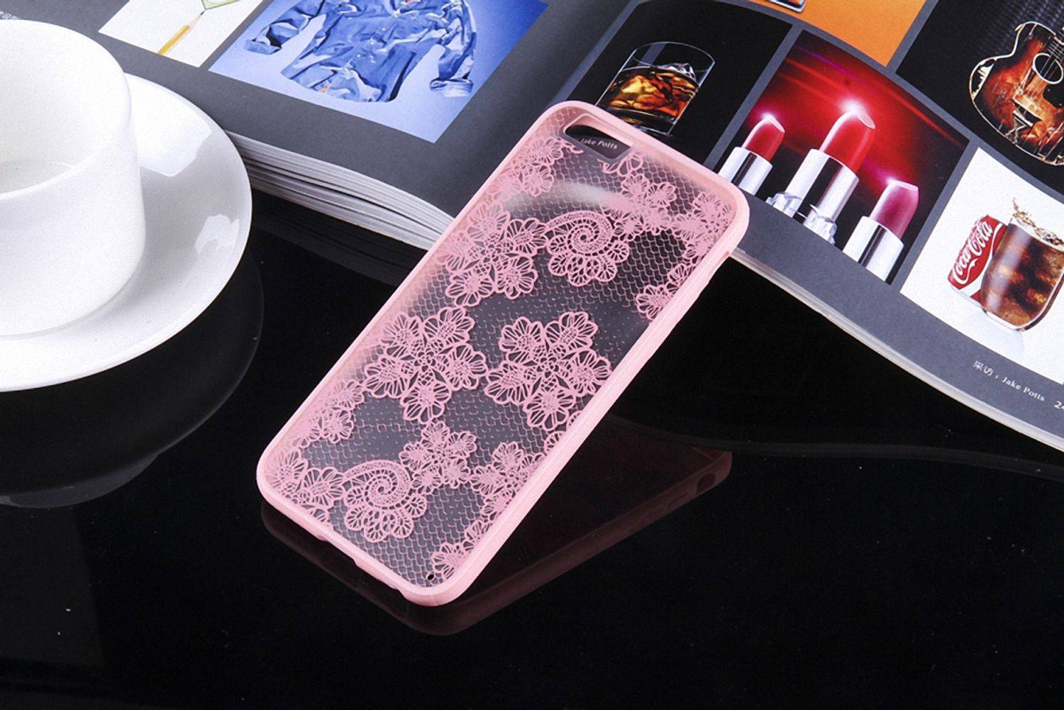 Apple iPhone 8 Handyhülle Backcover Rosa