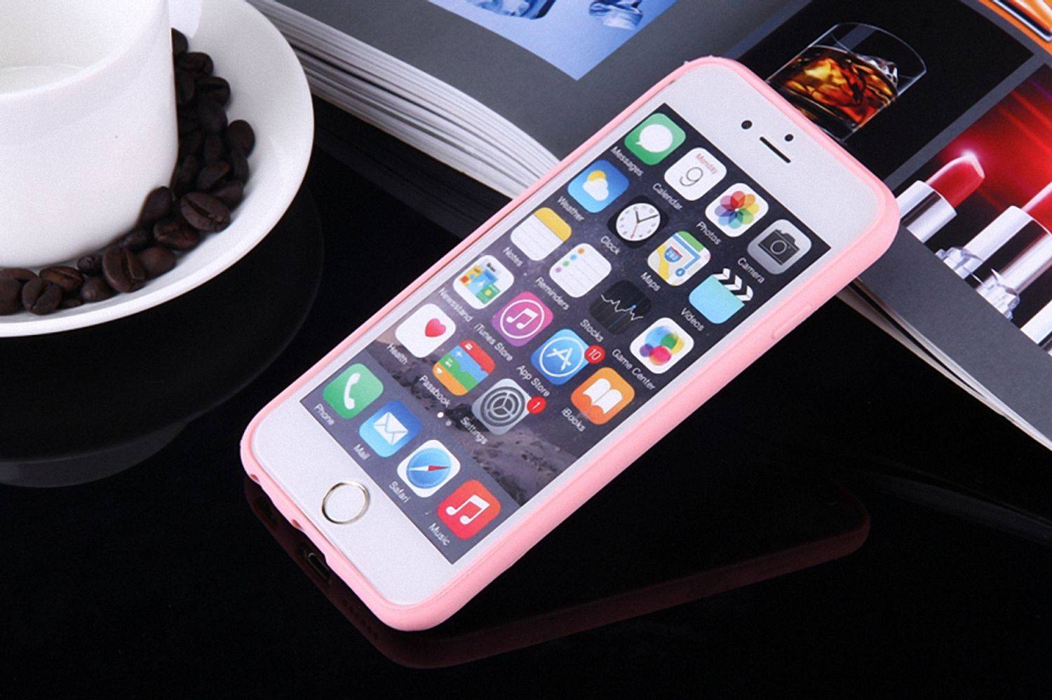 Apple iPhone 8 Handyhülle Backcover Rosa