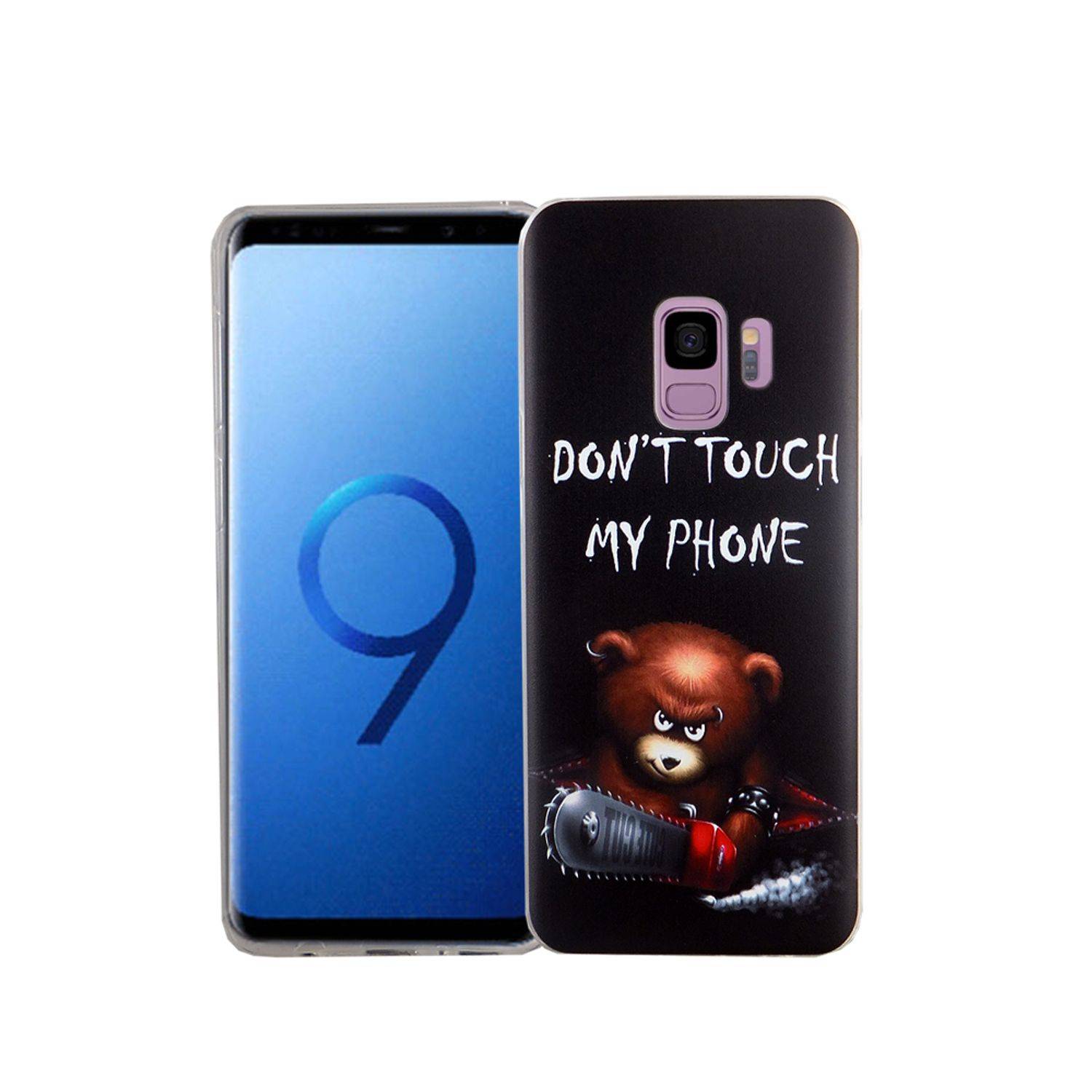 Samsung Galaxy S9 Handyhülle Bumper Backcover Schwarz