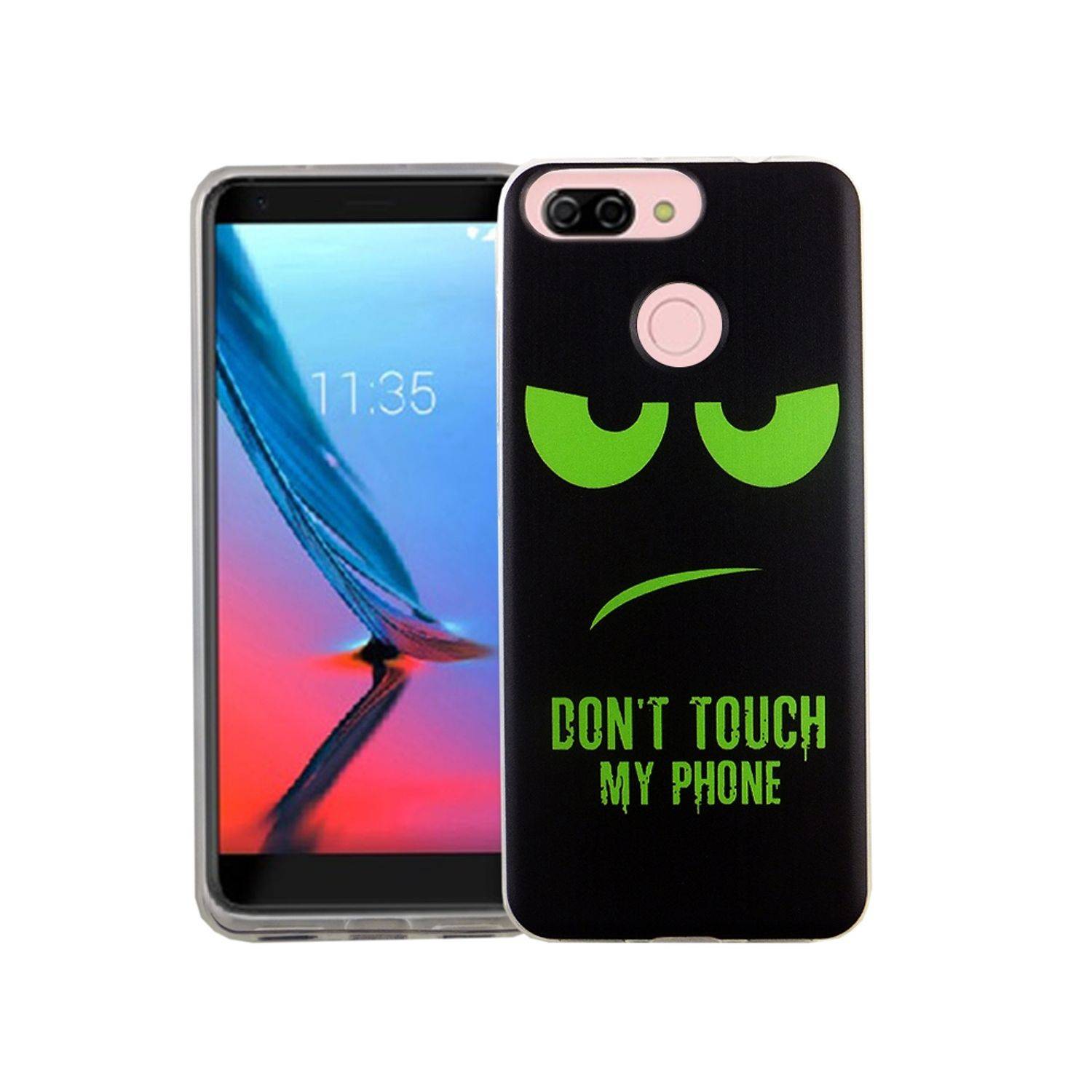 ZTE Blade V9 Vita Handyhülle Bumper Backcover Grün