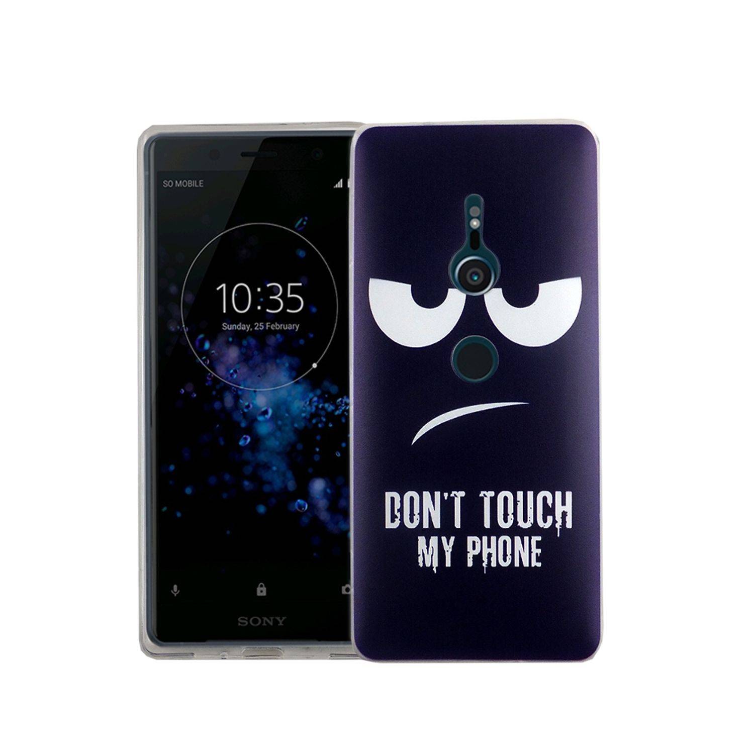 Sony Xperia XZ2 Handyhülle Bumper Backcover Blau