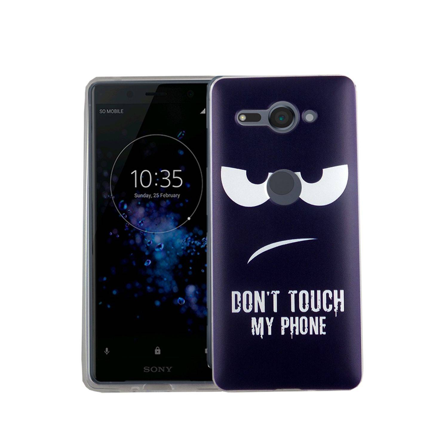 Sony Xperia XZ2 Compact Handyhülle Bumper Backcover Blau