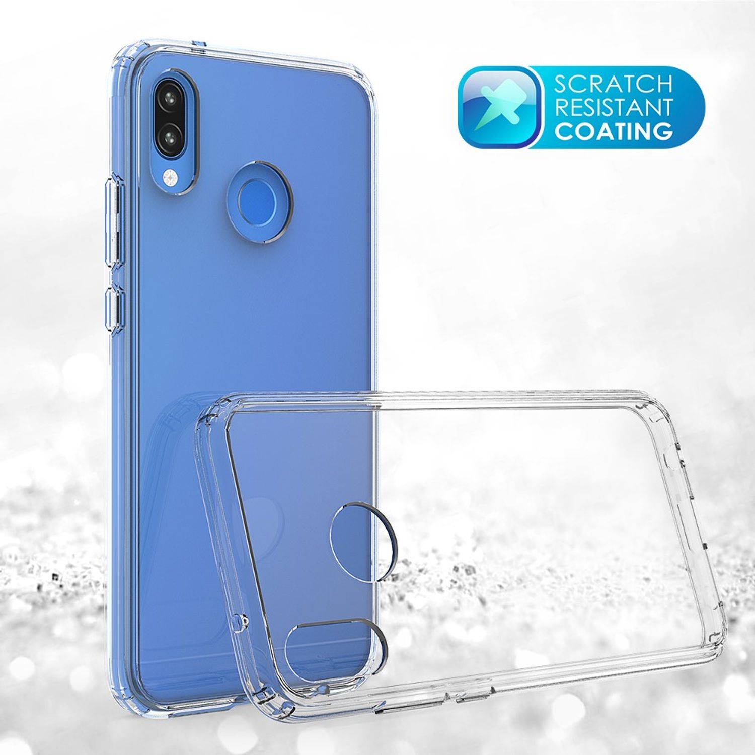 Huawei P20 Lite Handyhülle Bumper Backcover Transparent