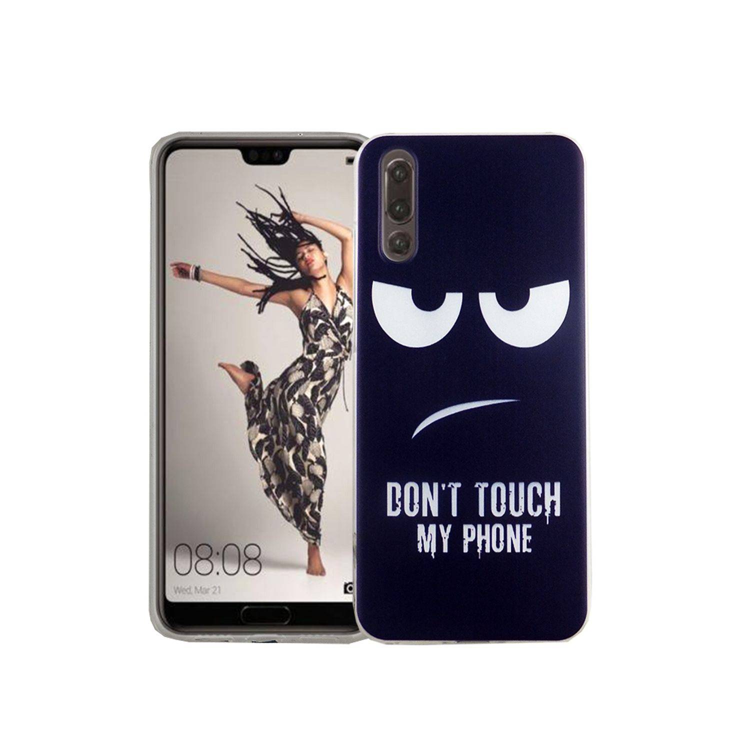 Huawei P20 Handyhülle Bumper Backcover Blau