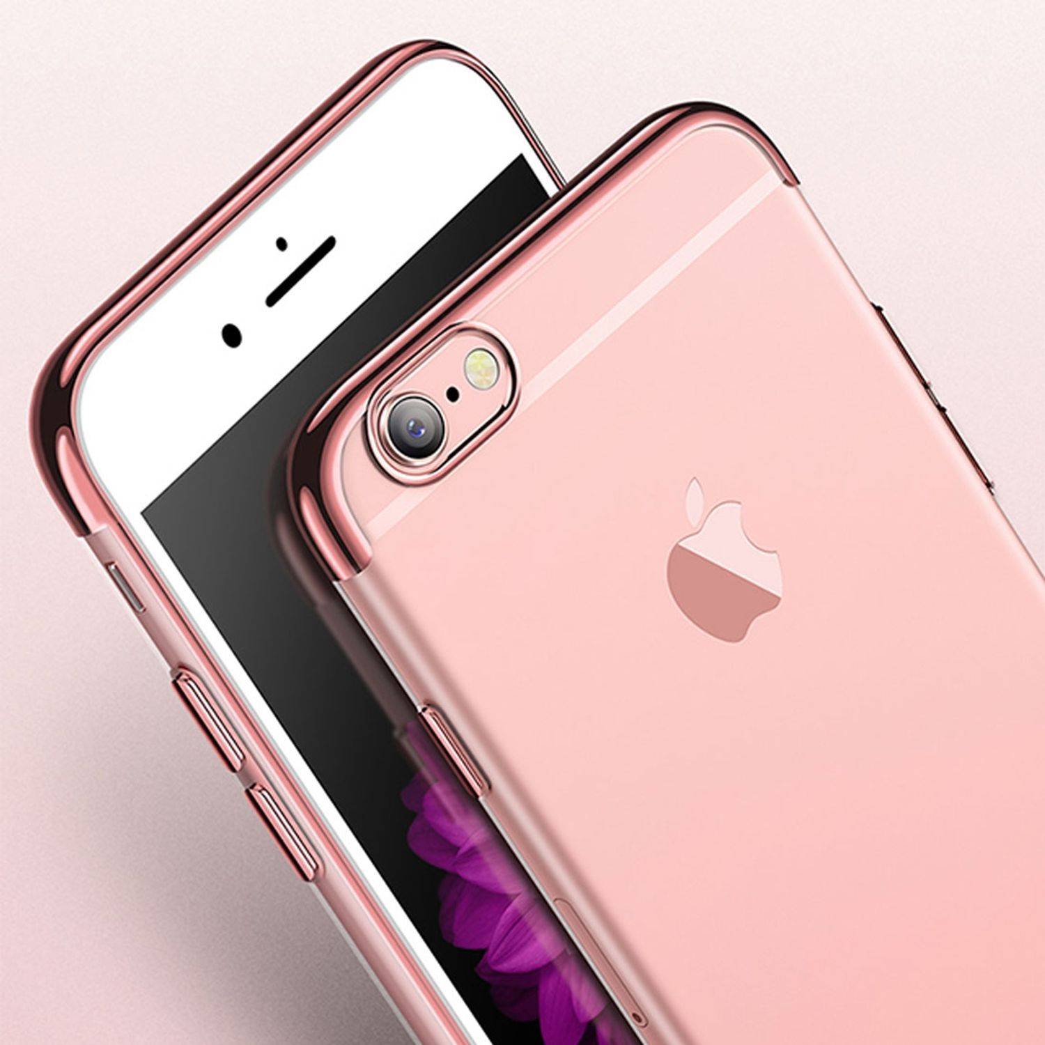Apple iPhone 6 / 6s Handyhülle Backcover Rosa