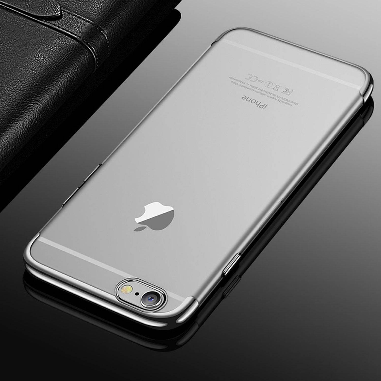 Apple IPhone 6 Plus / 6s Plus Handyhülle Backcover Silber
