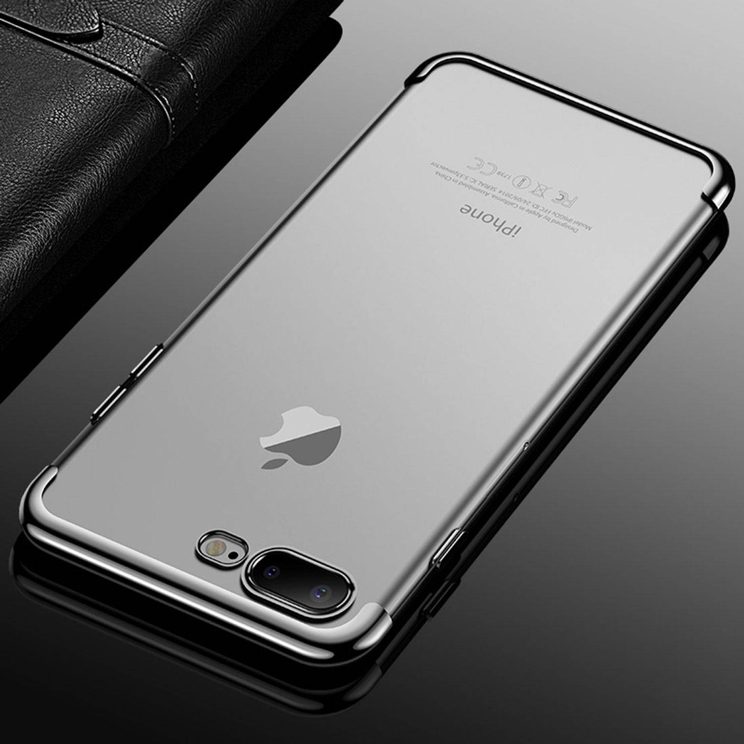 Apple iPhone 7 Plus / 8 Plus Handyhülle Backcover Silber