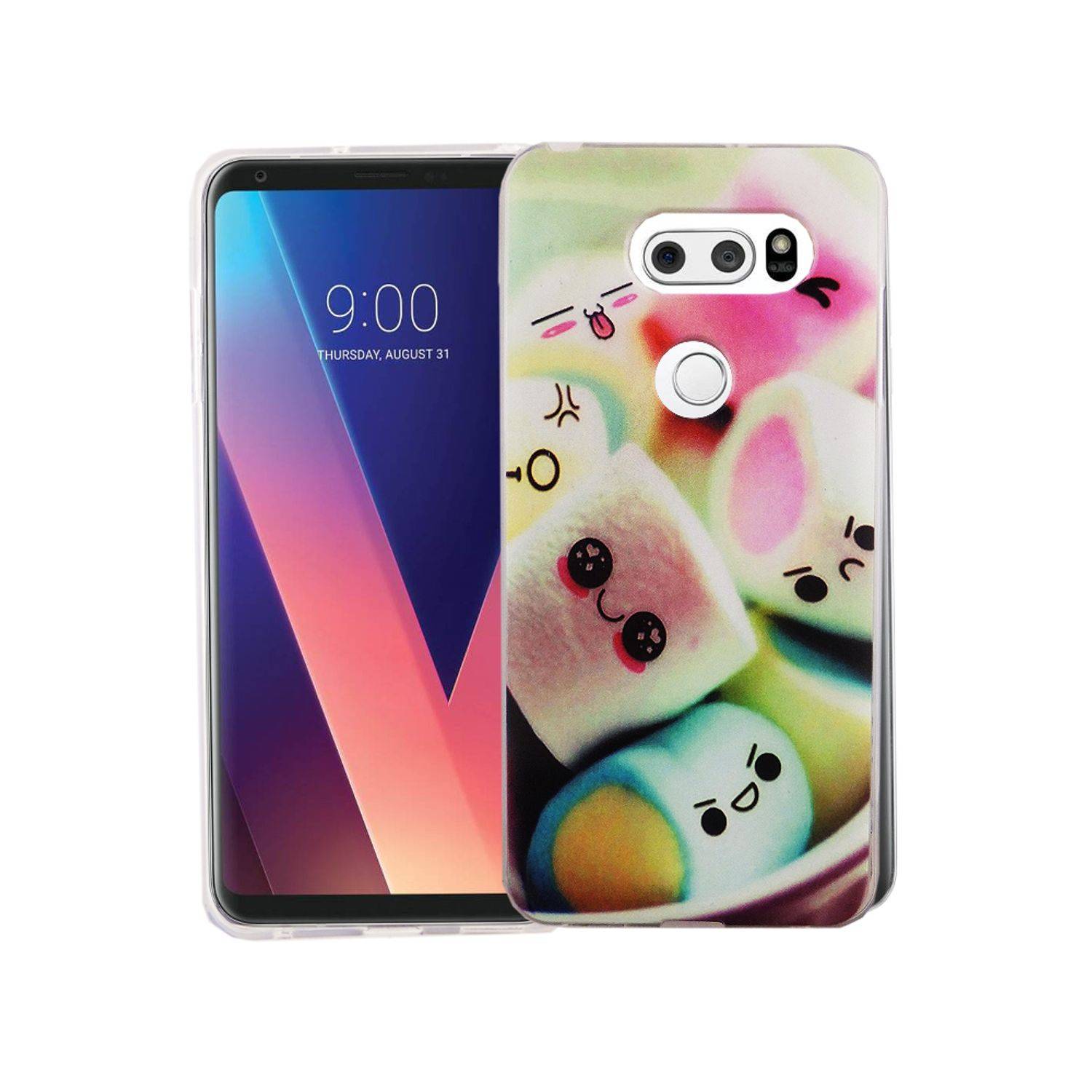 LG V30 Handyhülle Bumper Backcover Mehrfarbig