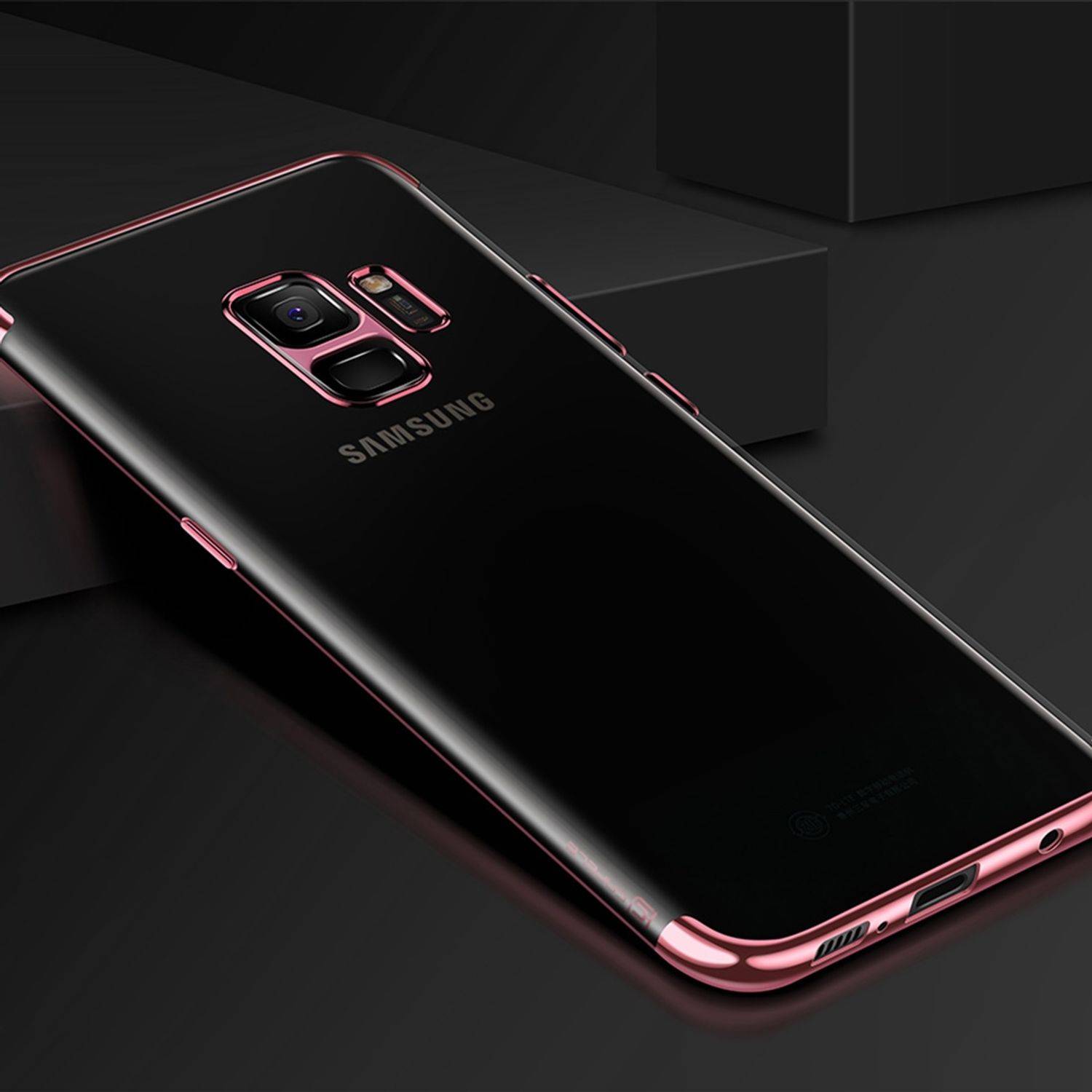 Samsung Galaxy S9 Handyhülle Bumper Backcover Rosa