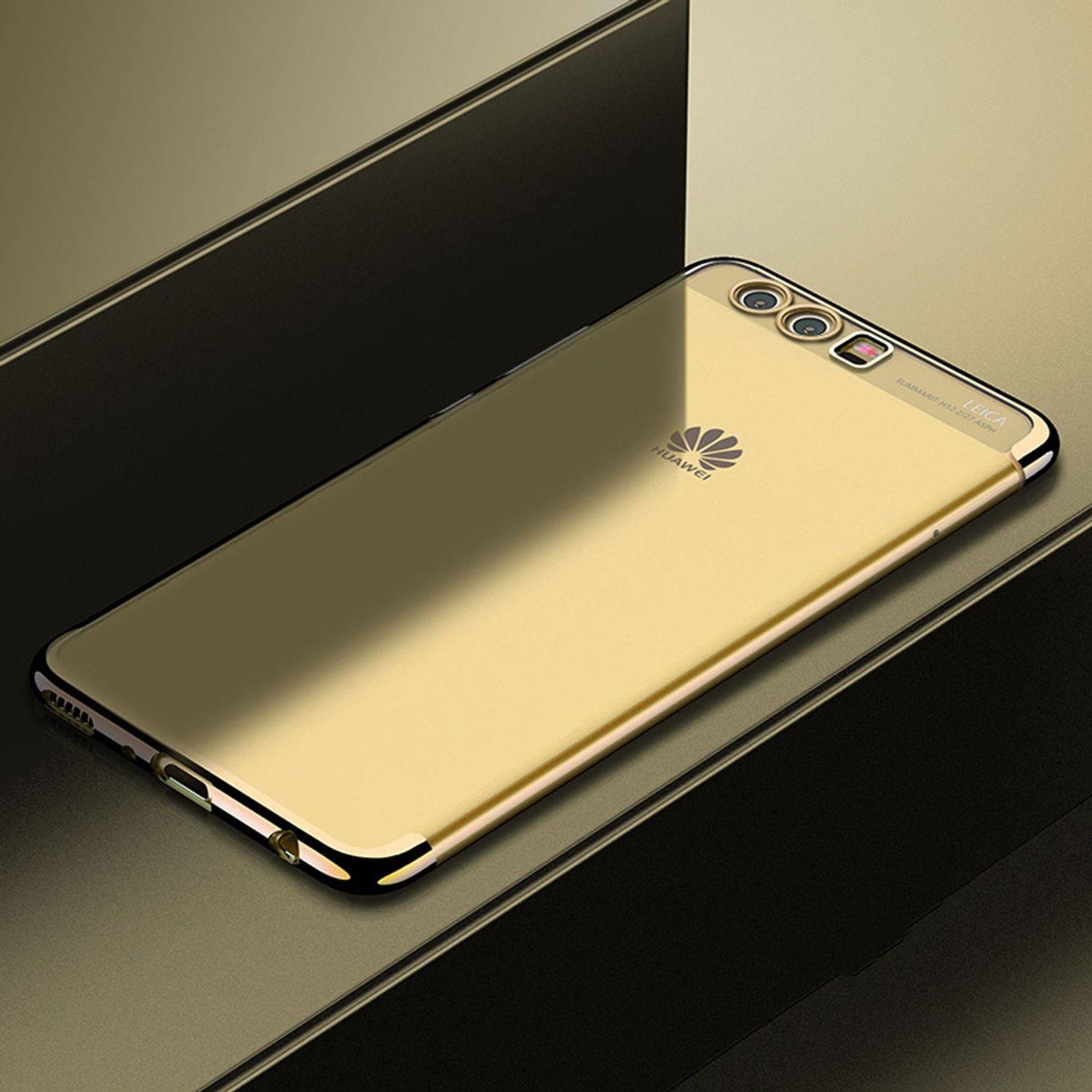 Huawei P20 Handyhülle Backcover Gold