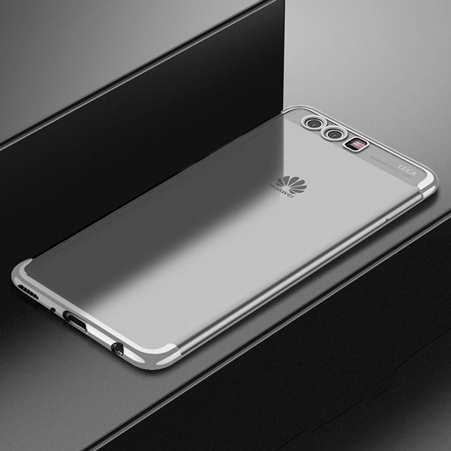 Huawei P20 Pro Handyhülle Backcover Silber