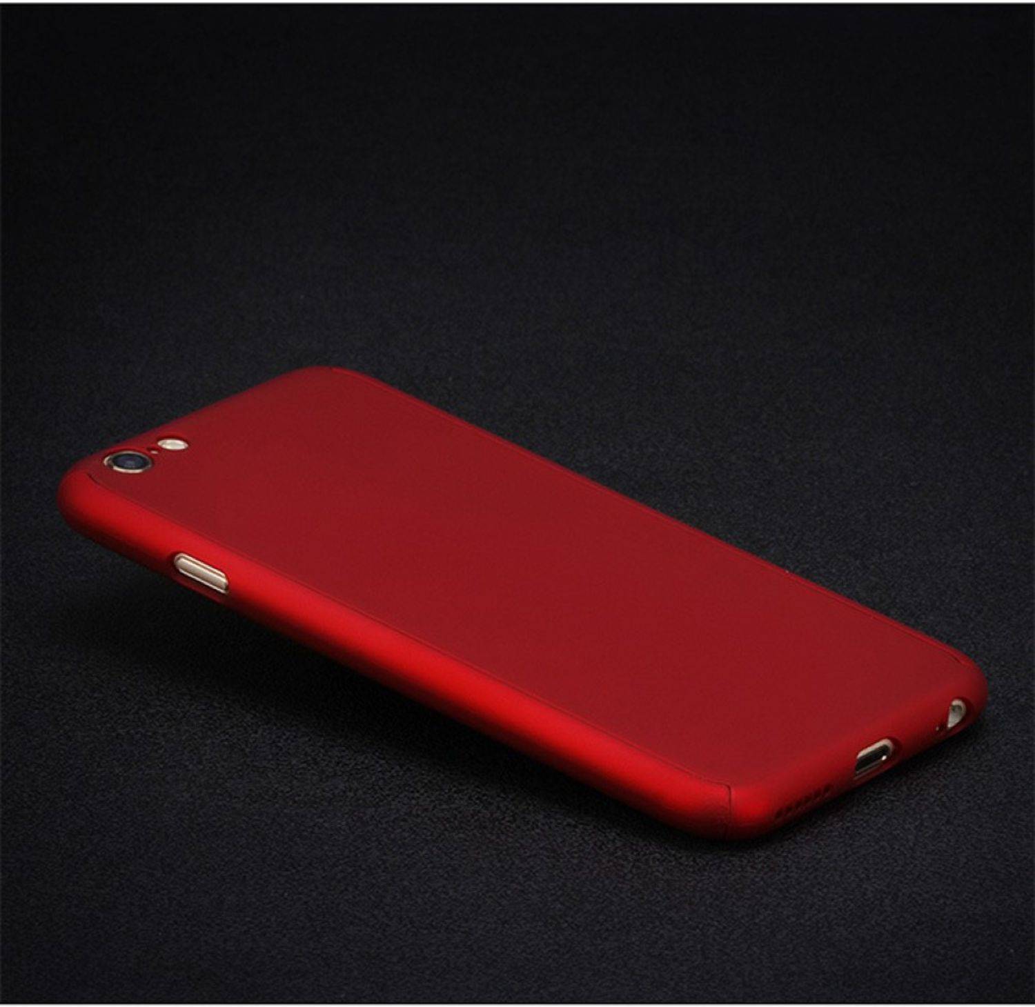 Samsung Galaxy A5 (2016) Handyhülle 360 Grad Schutz Full Cover Rot