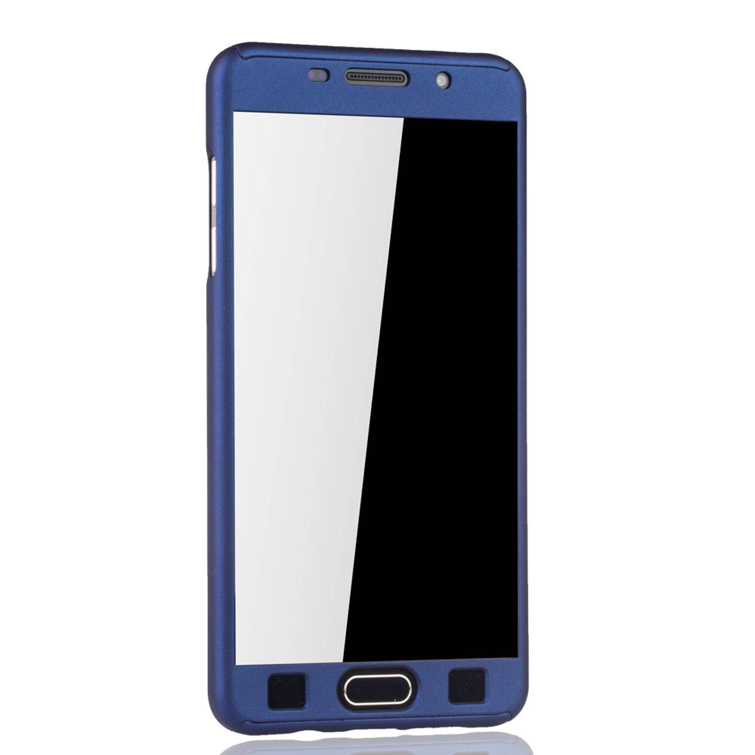 Samsung Galaxy A5 (2016) Handyhülle 360 Grad Schutz Full Cover Blau