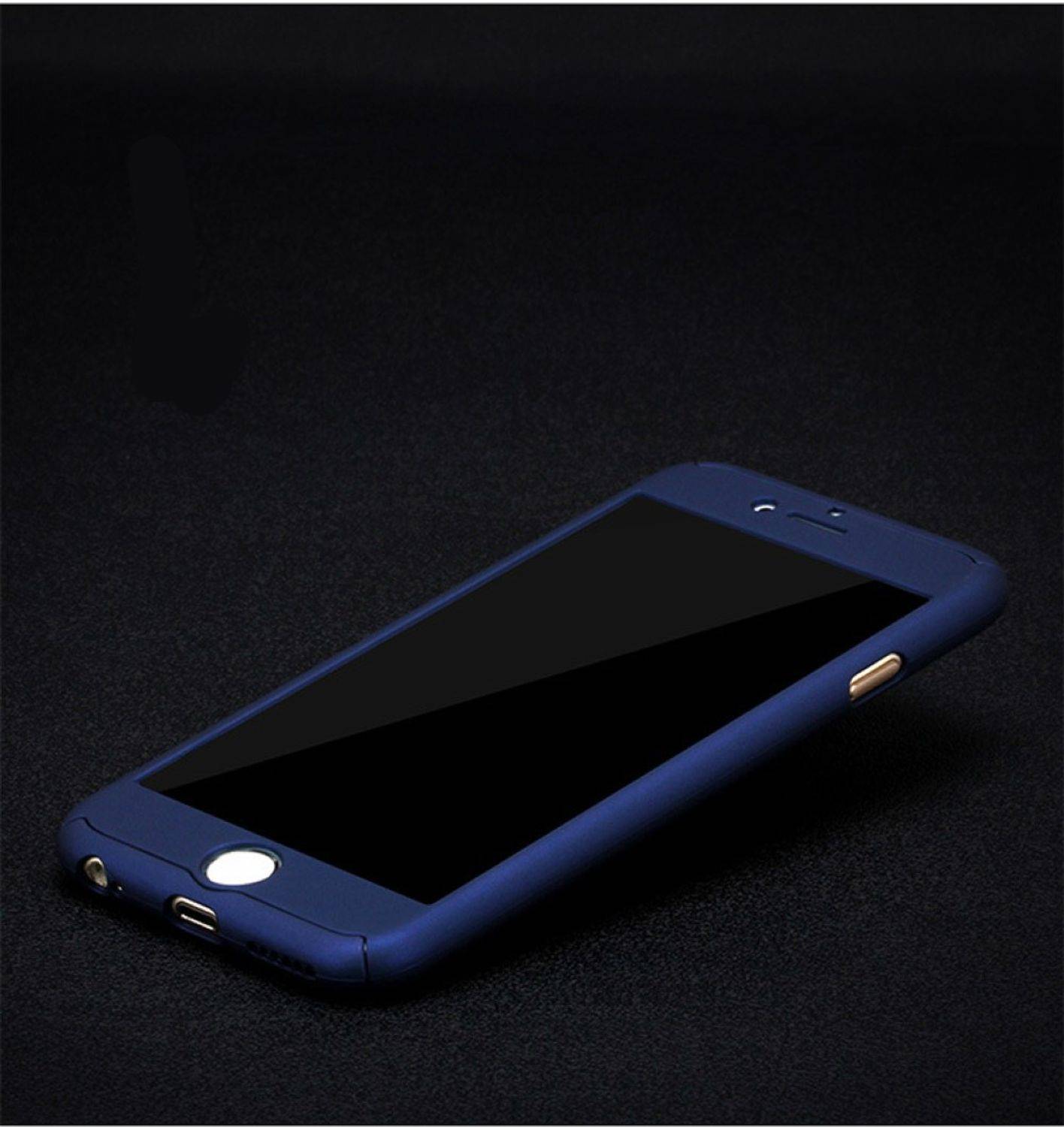 Samsung Galaxy J5 Handyhülle 360 Grad Schutz Full Cover Blau
