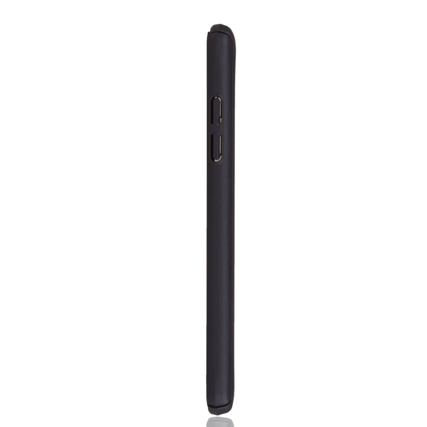 Samsung Galaxy J5 (2016) Handyhülle 360 Grad Schutz Full Cover Schwarz