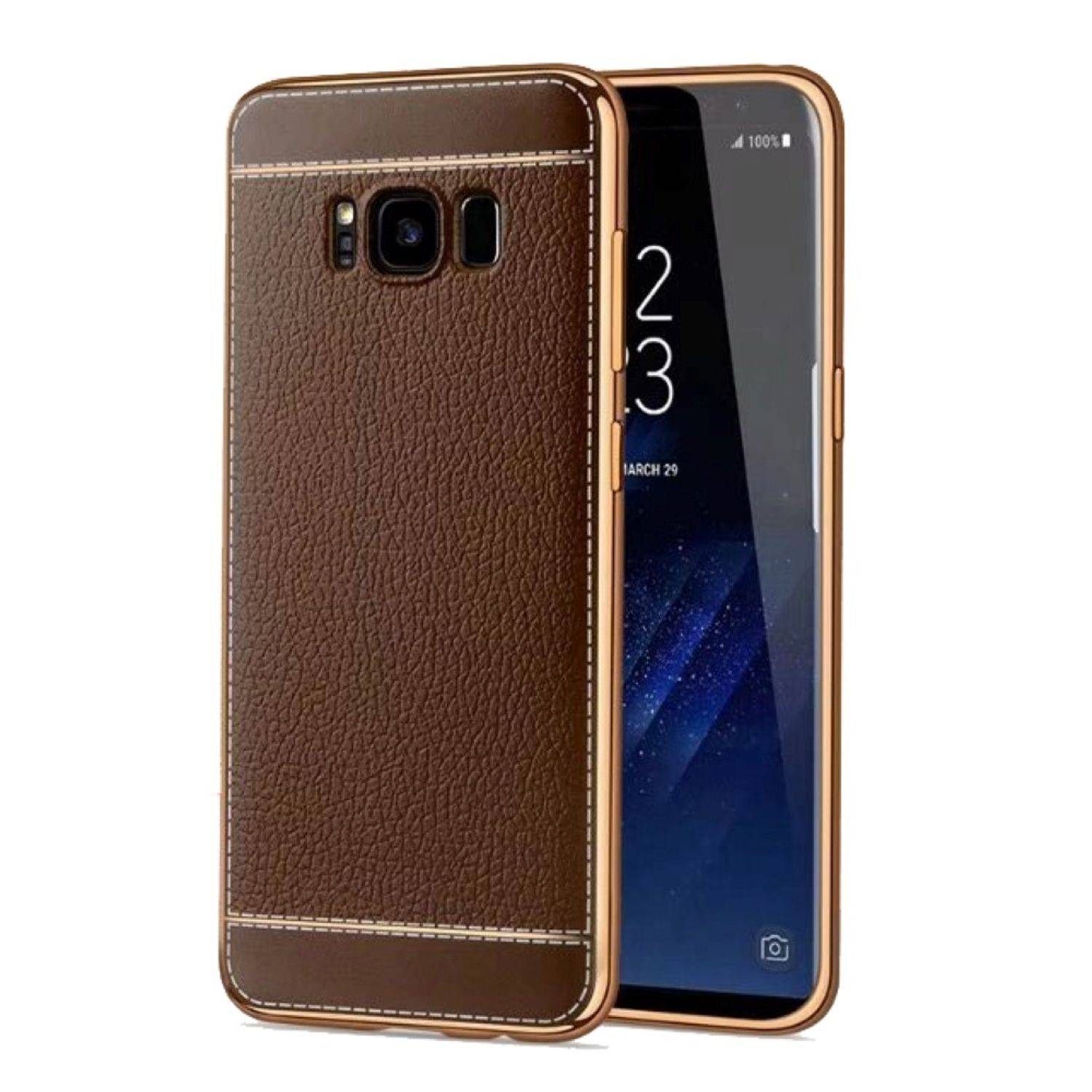 Samsung Galaxy J3 (2017) Handyhülle Backcover Braun