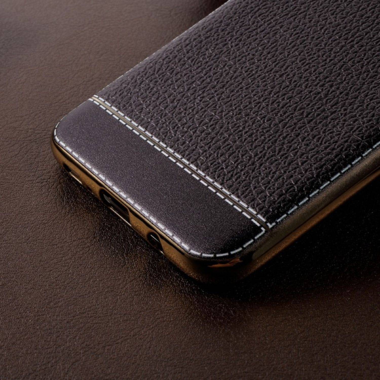 Samsung Galaxy S6 Handyhülle Backcover Braun